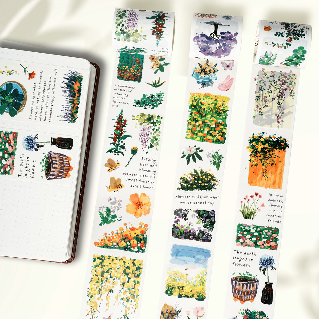 Spring Oasis Washi Tape Sticker Set