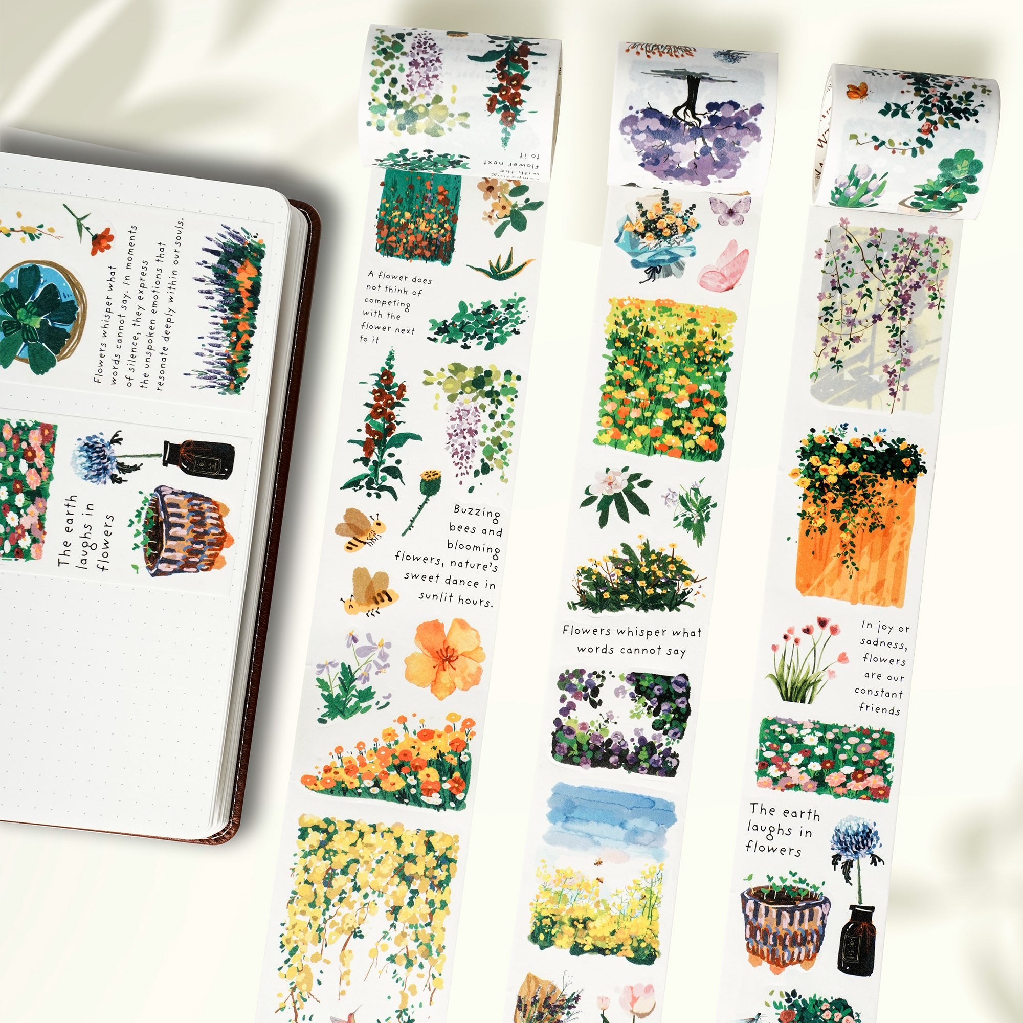 Spring Oasis Washi Tape Sticker Set