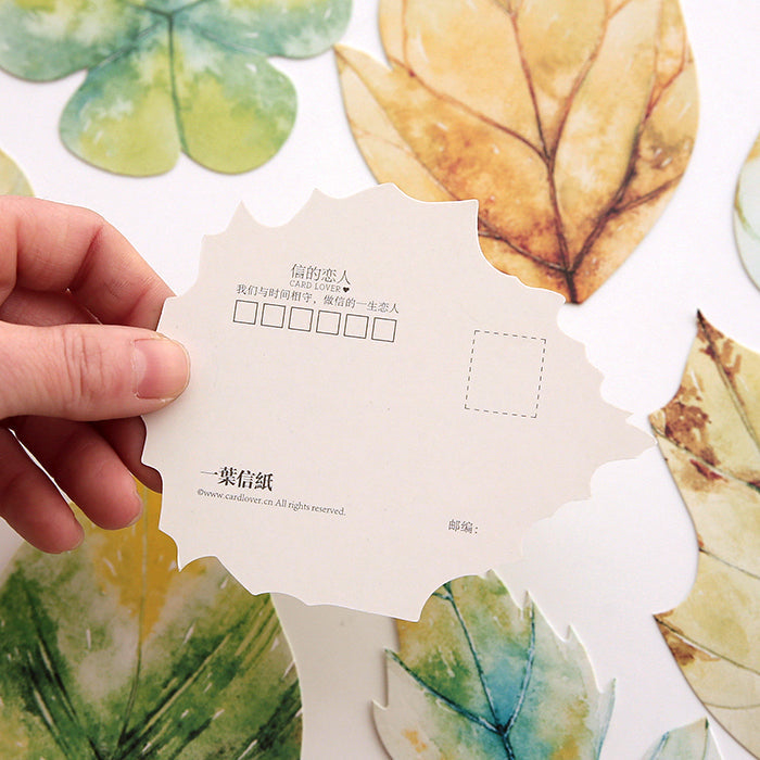 Written on a Leaf Greeting Cards