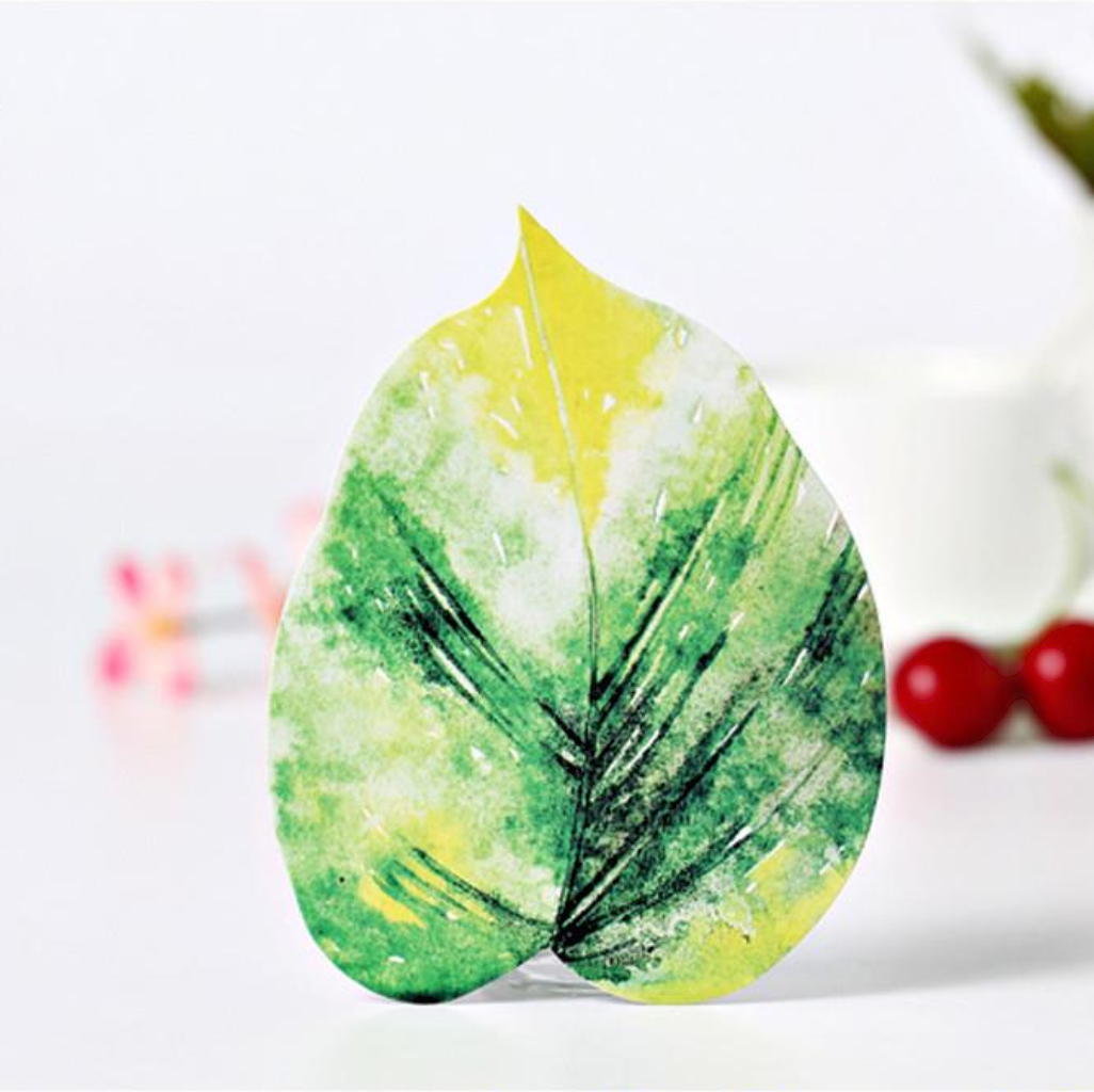 Written on a Leaf Greeting Cards