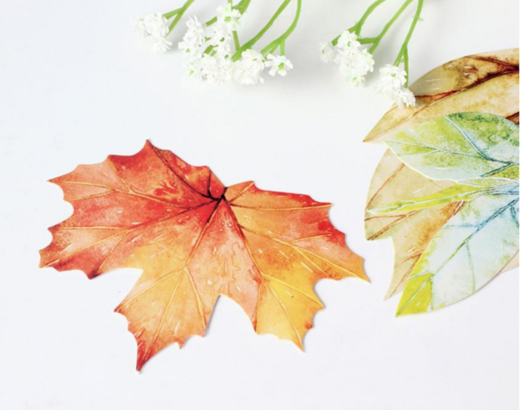 Written on a Leaf Greeting Cards