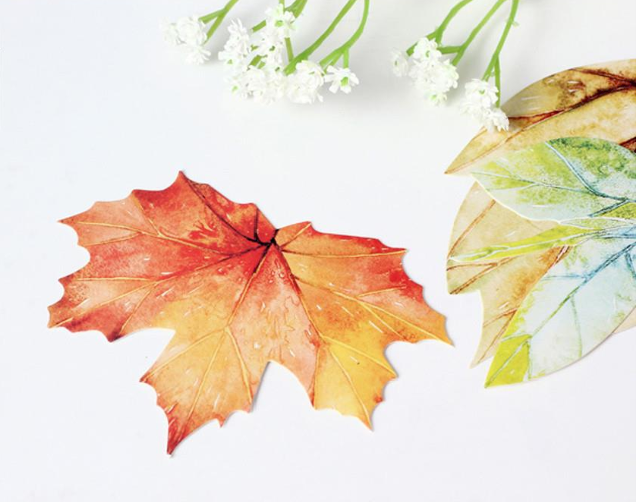 Written on a Leaf Greeting Cards