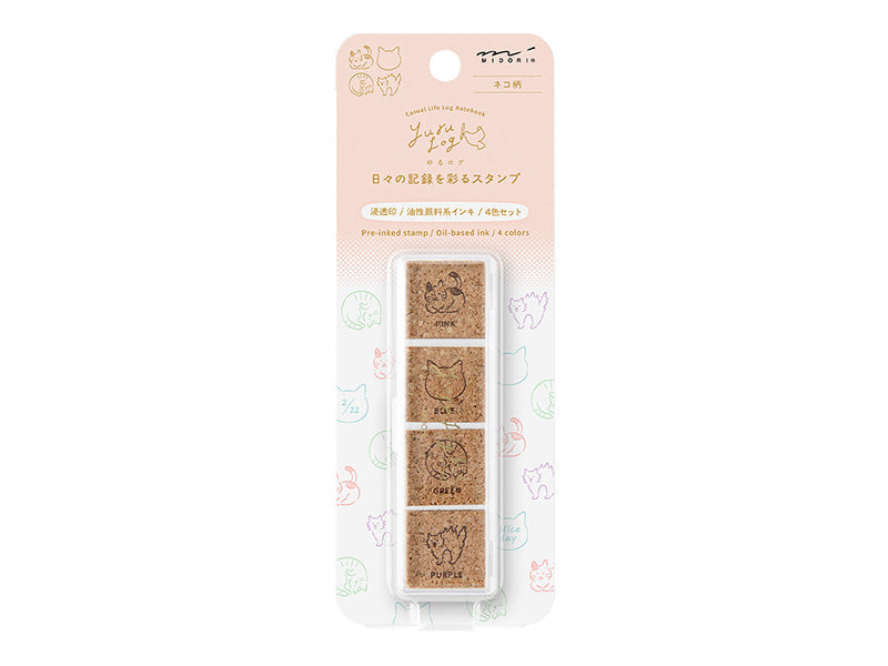 Midori Yuru Log Stamp Set