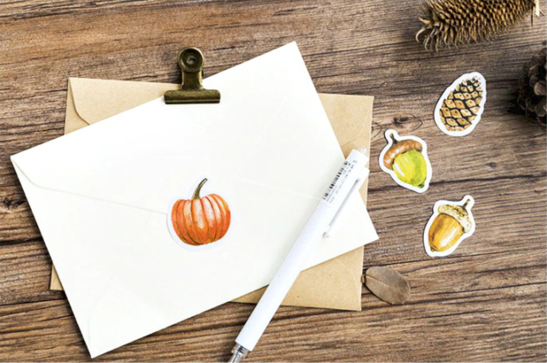 Autumn is Here Paper Stickers