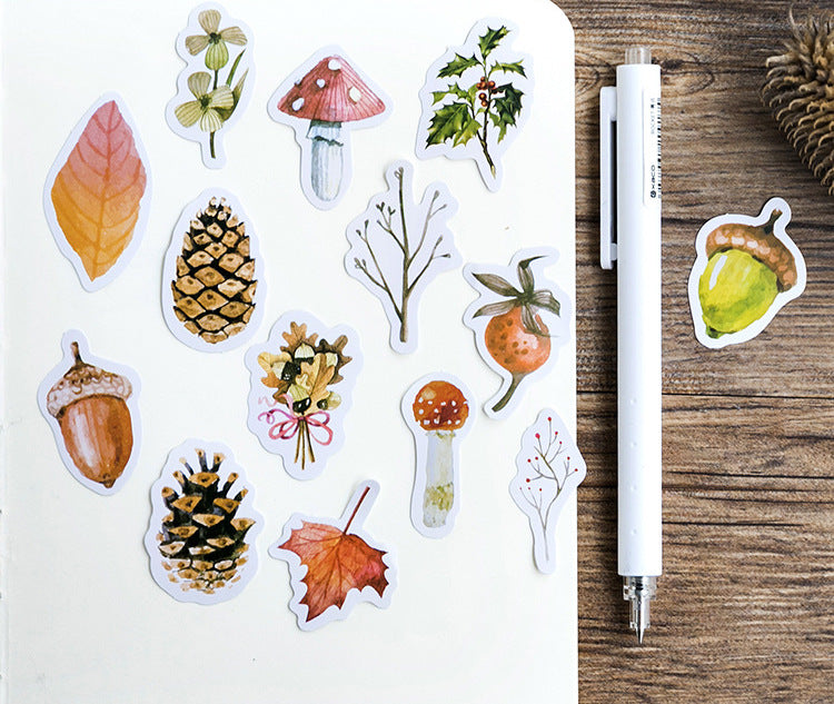 Autumn is Here Paper Stickers