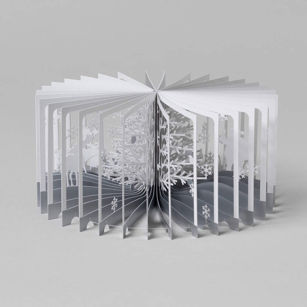 360° BOOK Snow Falling Forest / Seigensha