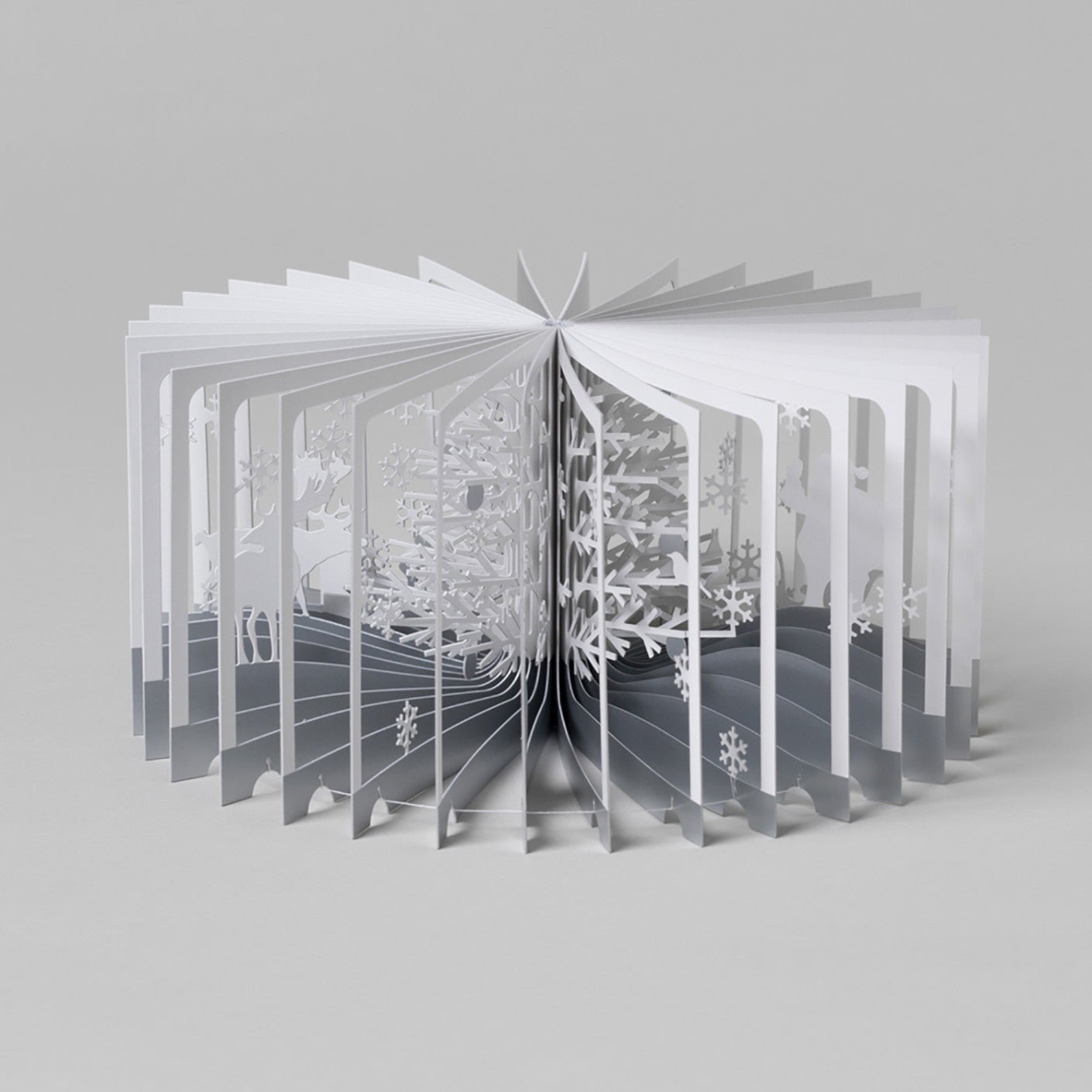 360° BOOK Snow Falling Forest / Seigensha