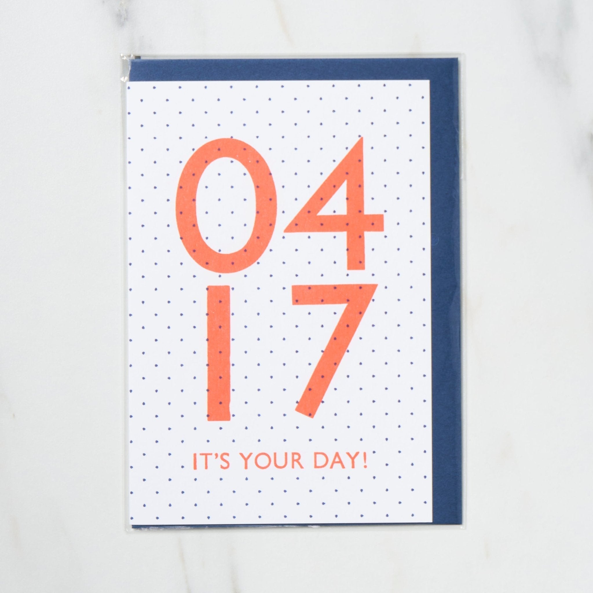 365 Find Your Day Card APRIL / Letterpress Letters