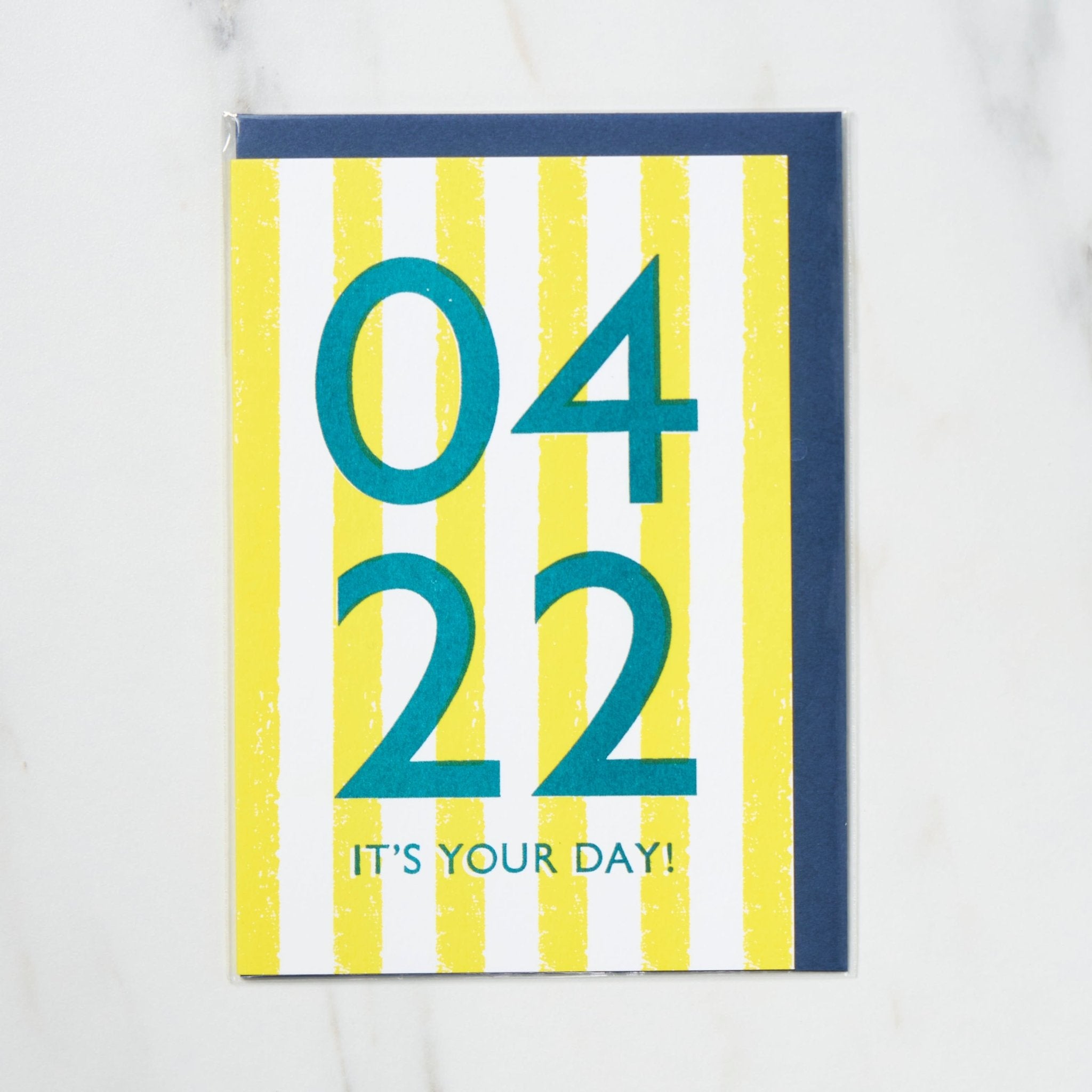 365 Find Your Day Card APRIL / Letterpress Letters