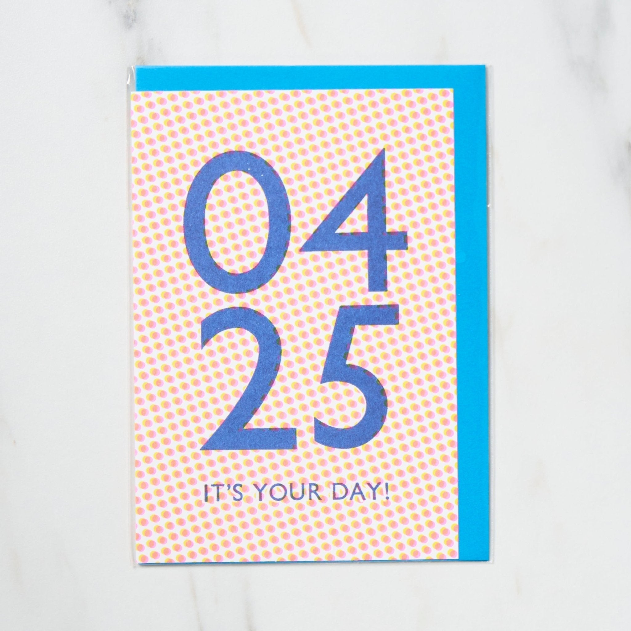 365 Find Your Day Card APRIL / Letterpress Letters