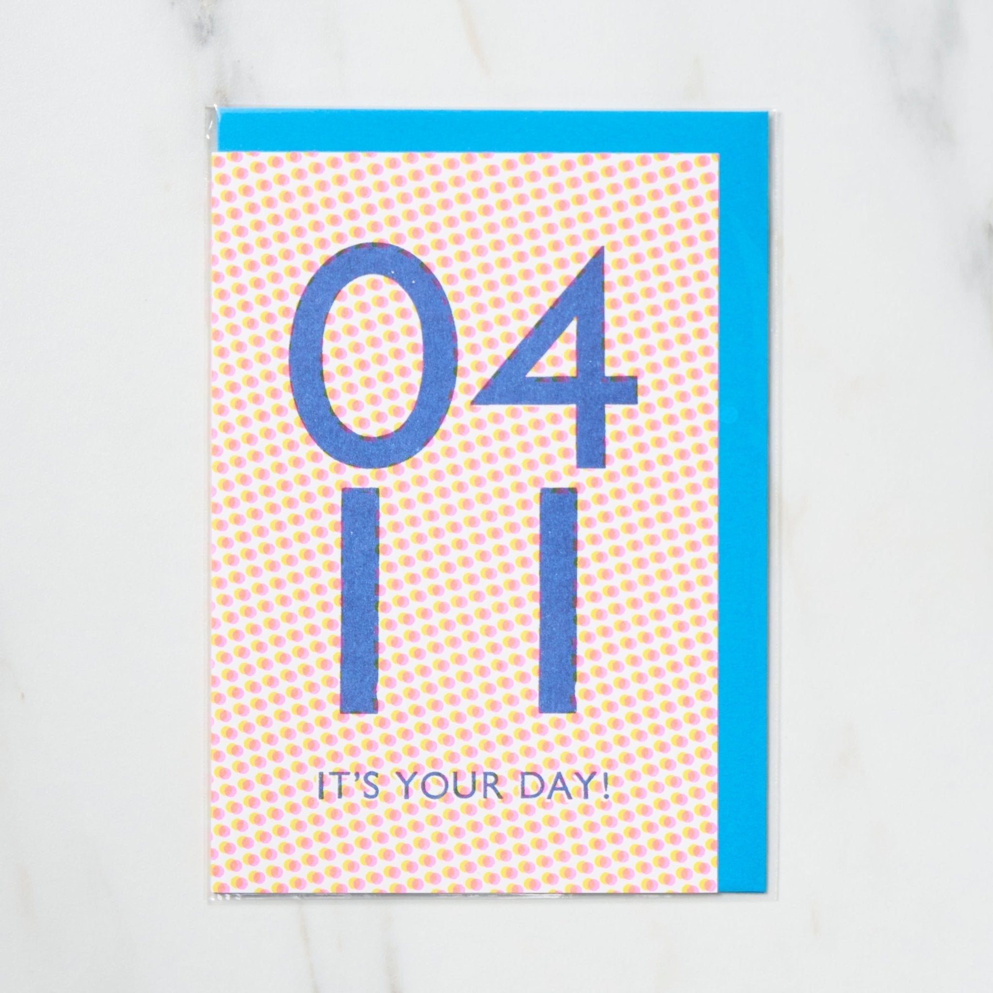 365 Find Your Day Card APRIL / Letterpress Letters