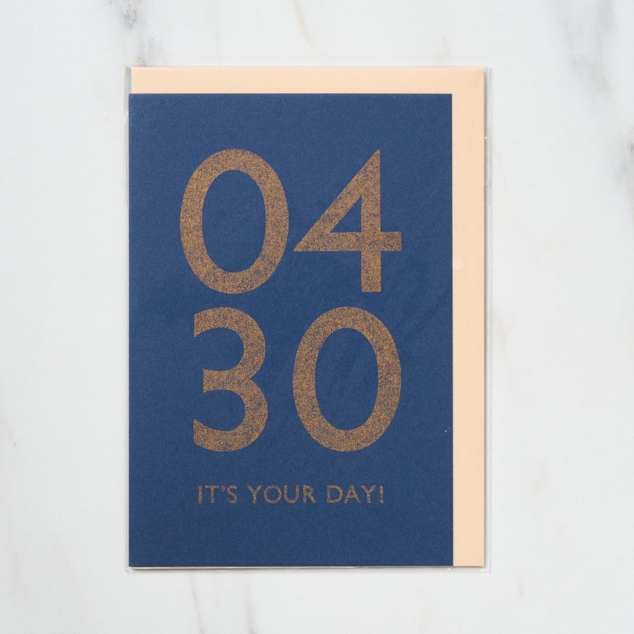 365 Find Your Day Card APRIL / Letterpress Letters
