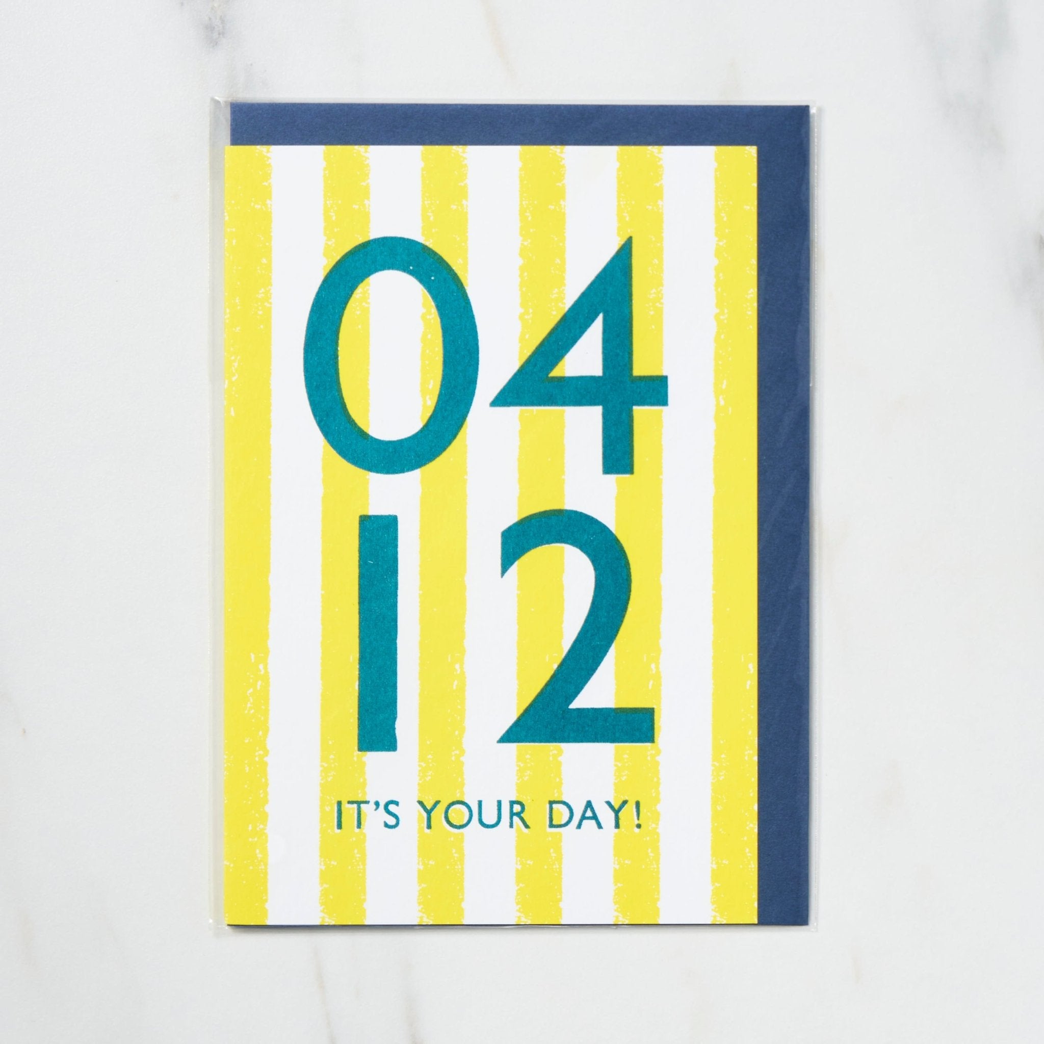 365 Find Your Day Card APRIL / Letterpress Letters