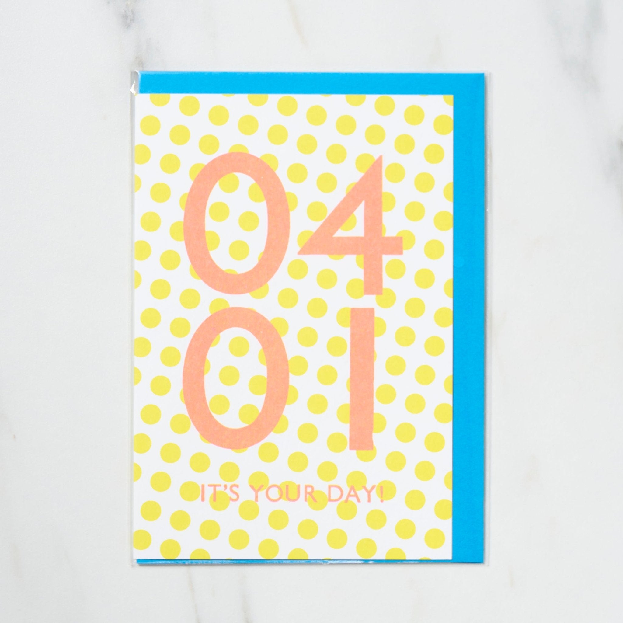 365 Find Your Day Card APRIL / Letterpress Letters