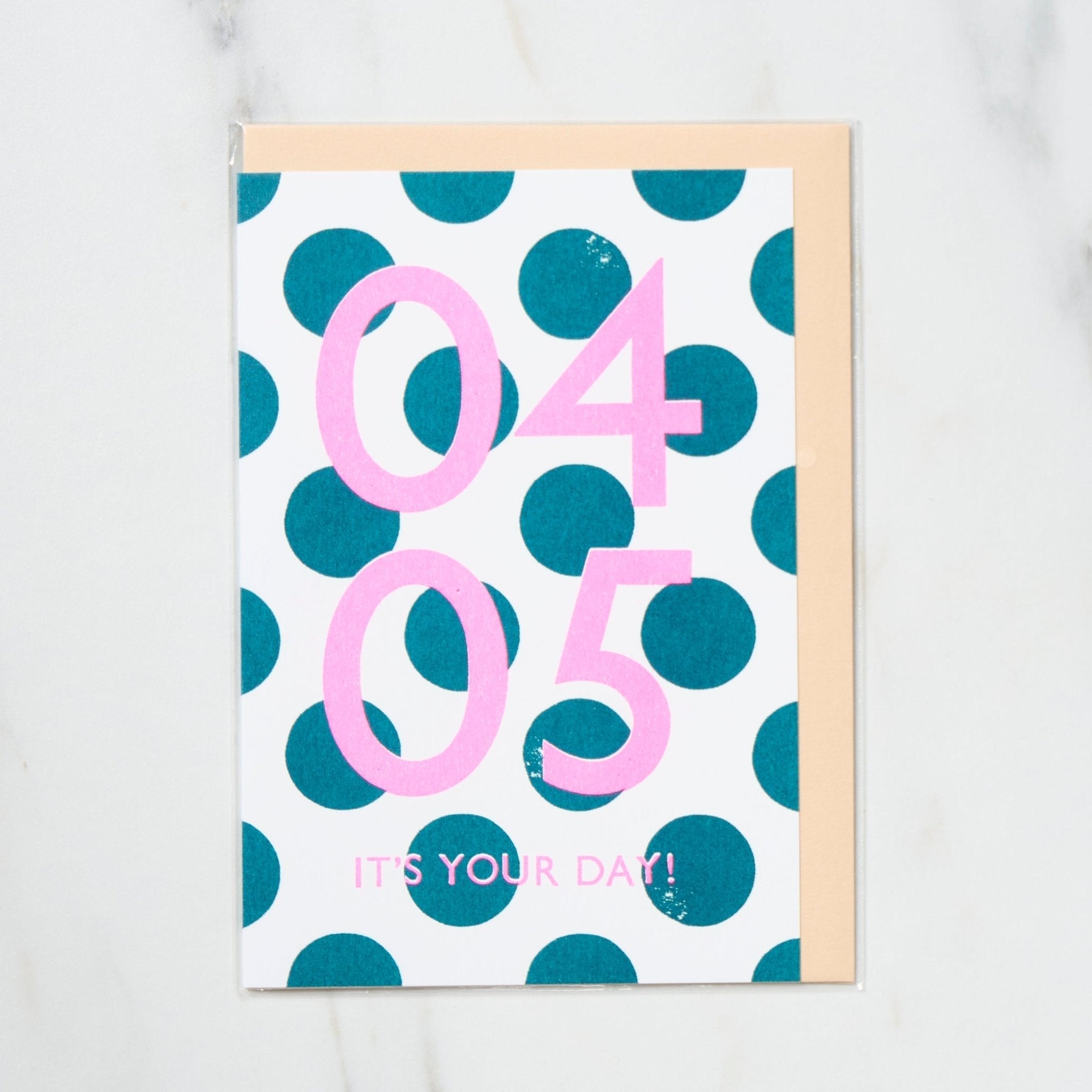 365 Find Your Day Card APRIL / Letterpress Letters