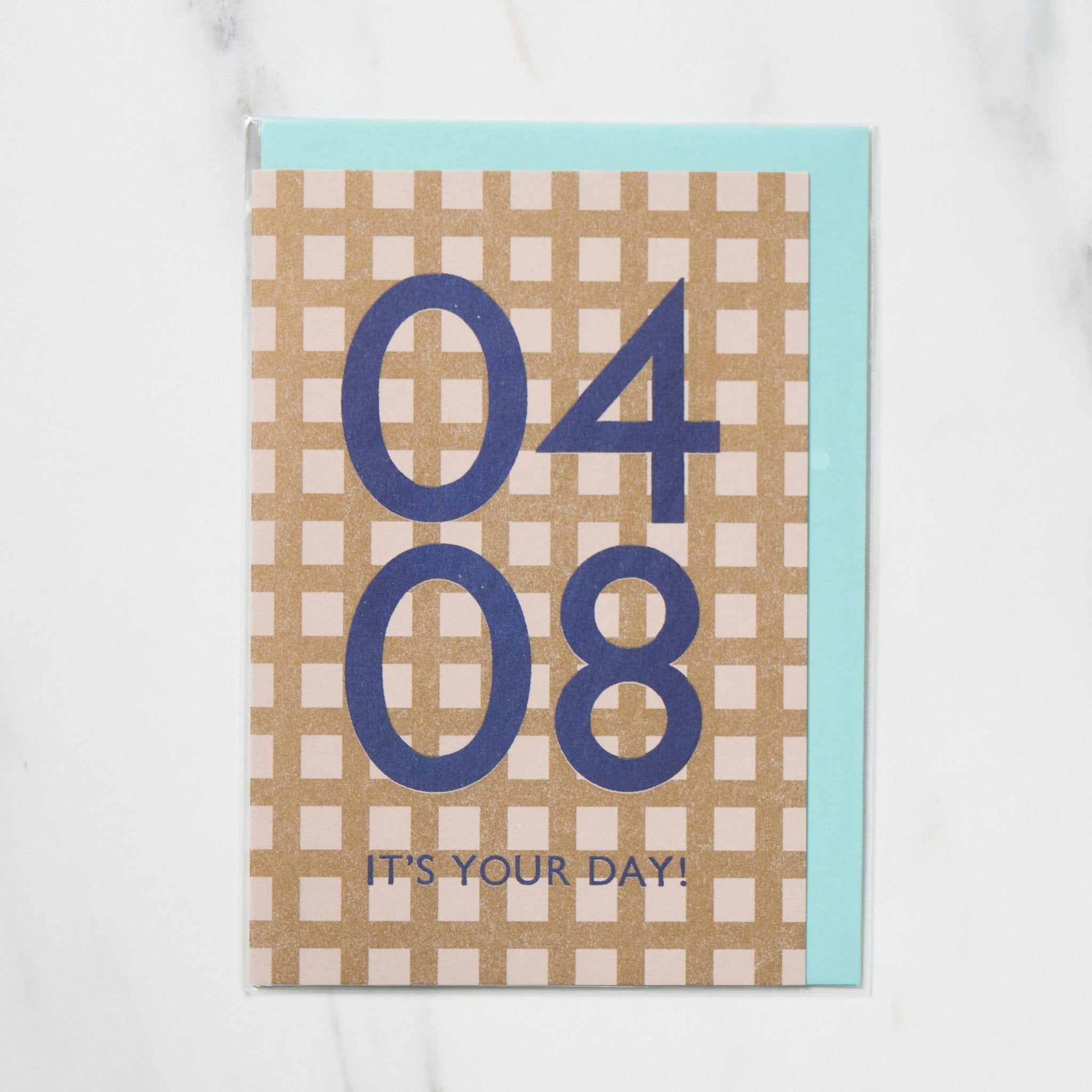 365 Find Your Day Card APRIL / Letterpress Letters