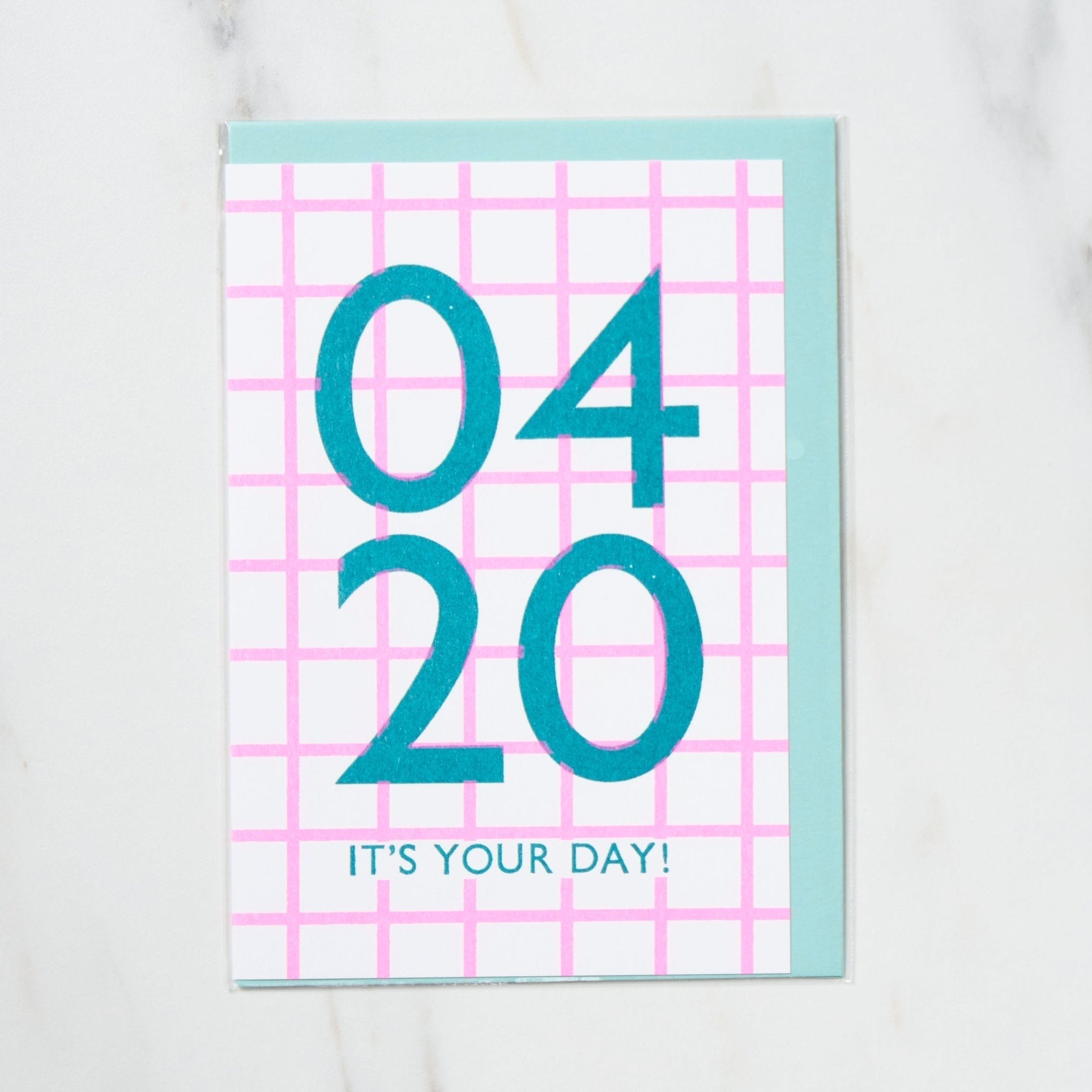 365 Find Your Day Card APRIL / Letterpress Letters