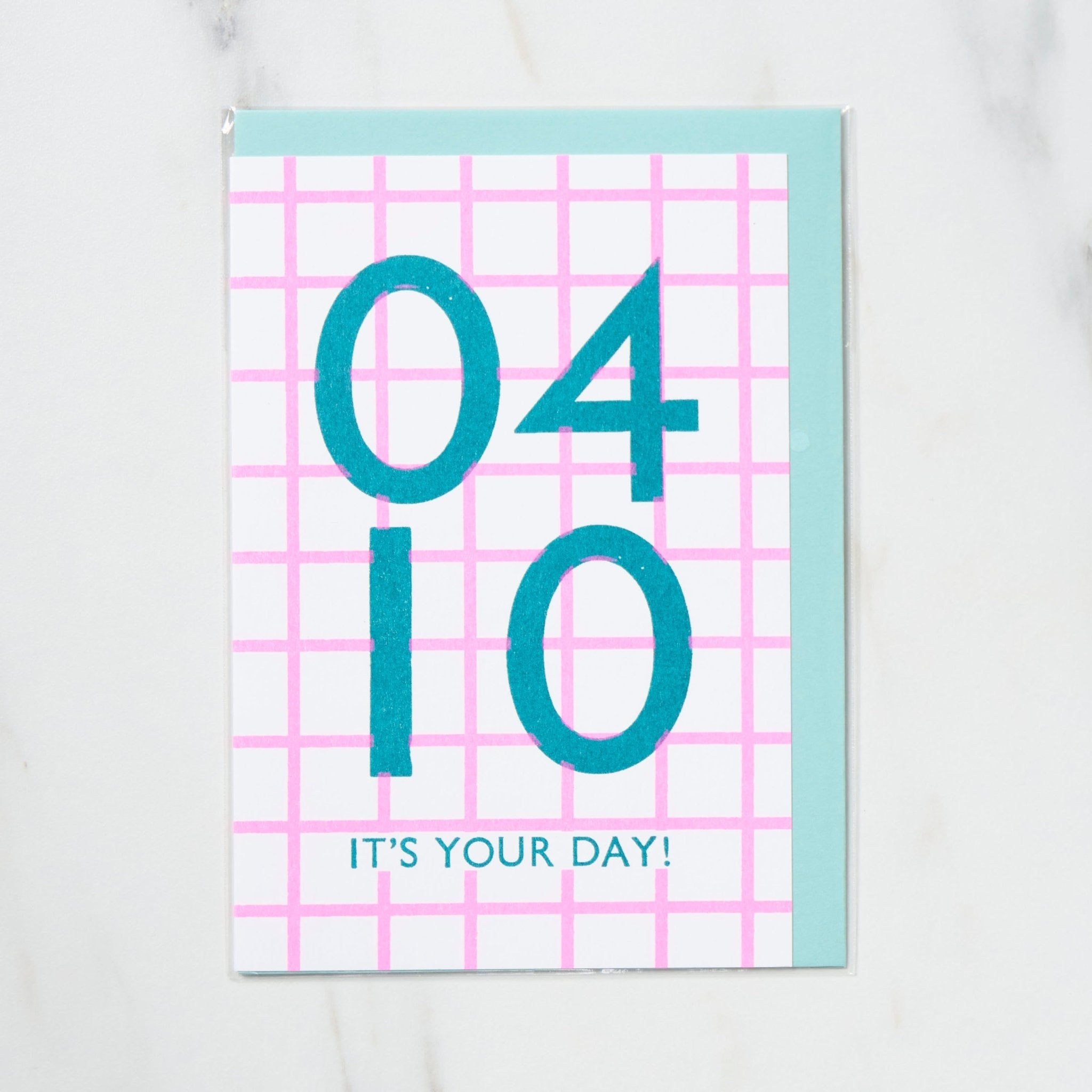 365 Find Your Day Card APRIL / Letterpress Letters