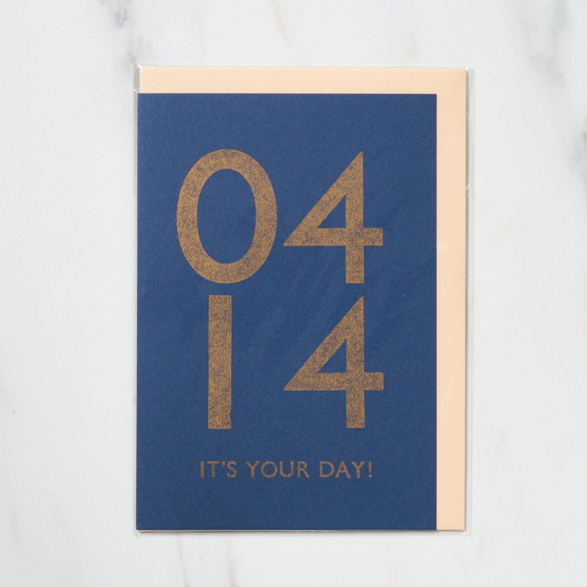365 Find Your Day Card APRIL / Letterpress Letters
