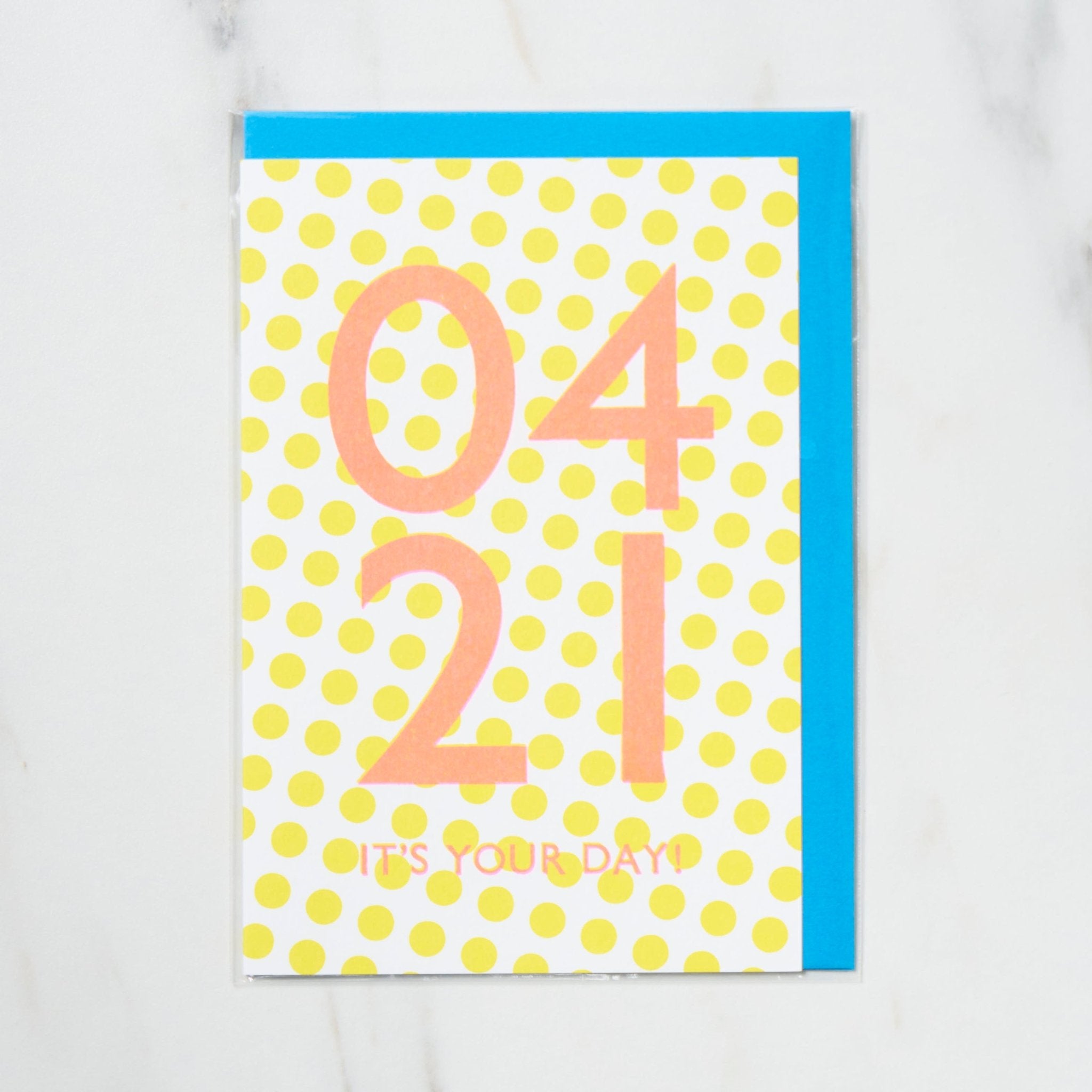 365 Find Your Day Card APRIL / Letterpress Letters