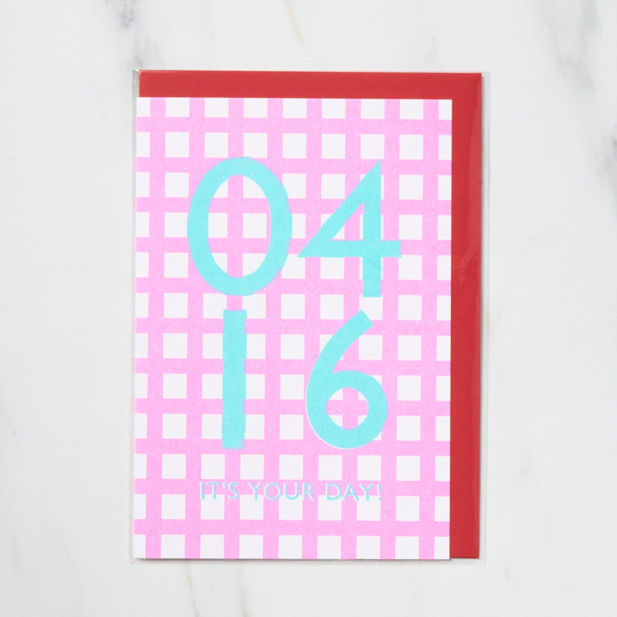 365 Find Your Day Card APRIL / Letterpress Letters