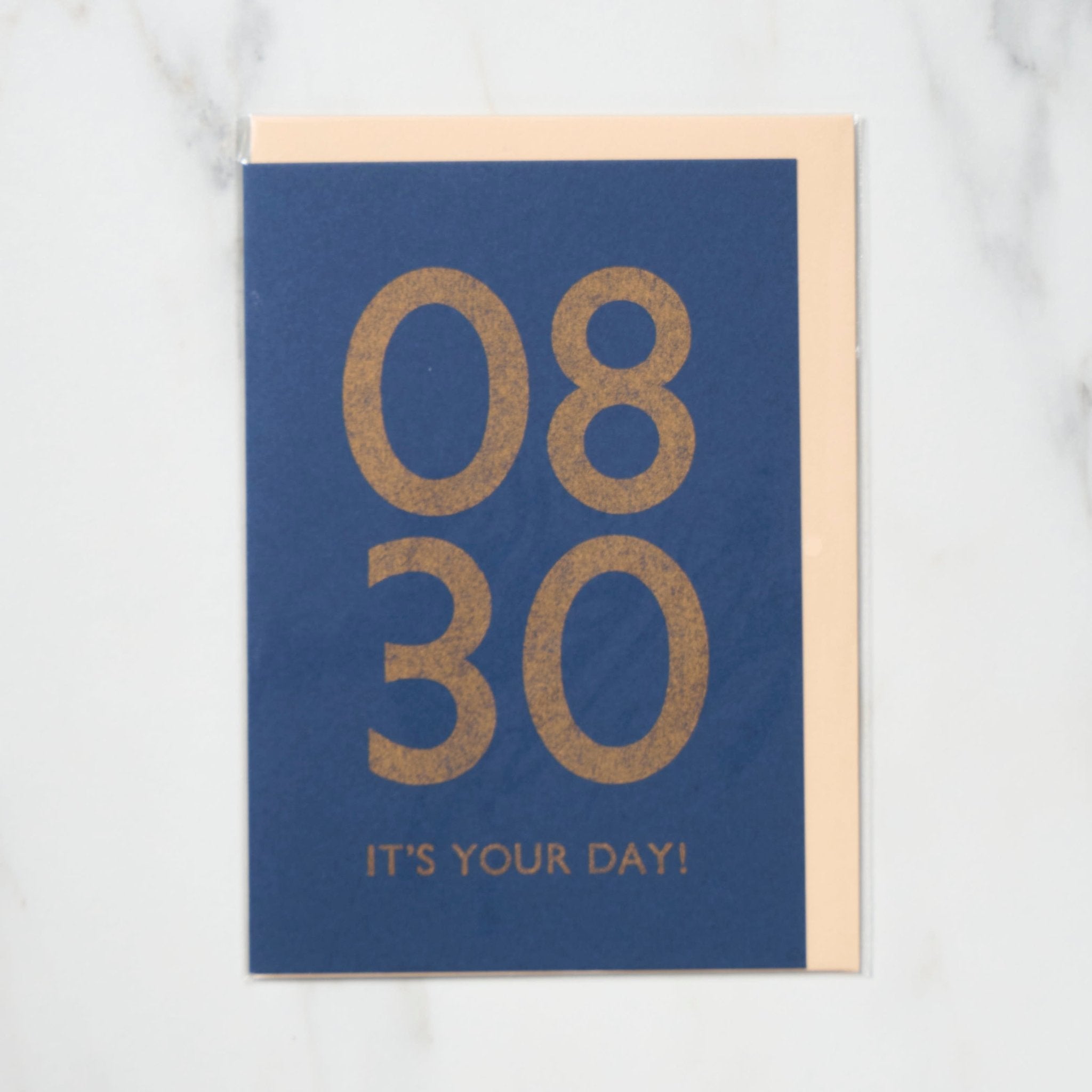 365 Find Your Day Card AUGUST / Letterpress Letters