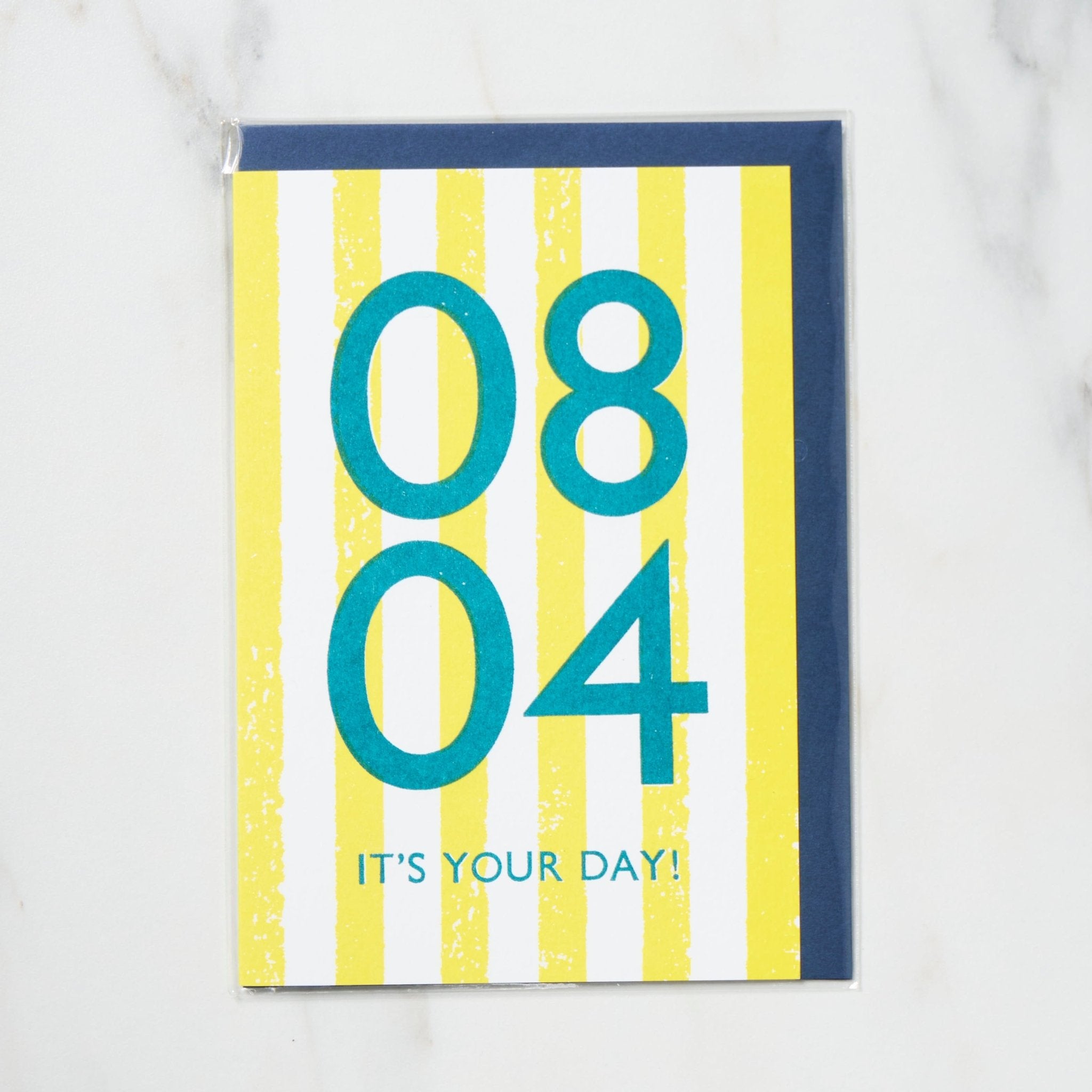 365 Find Your Day Card AUGUST / Letterpress Letters