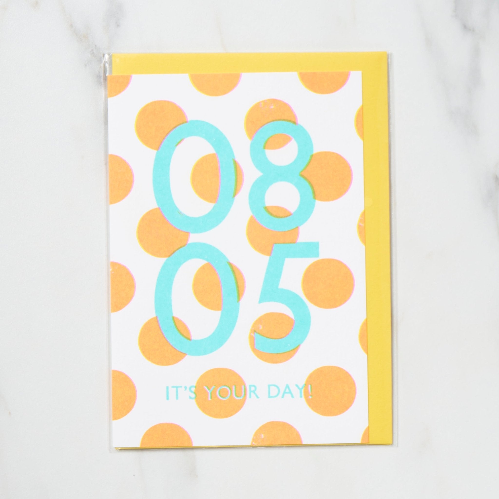 365 Find Your Day Card AUGUST / Letterpress Letters