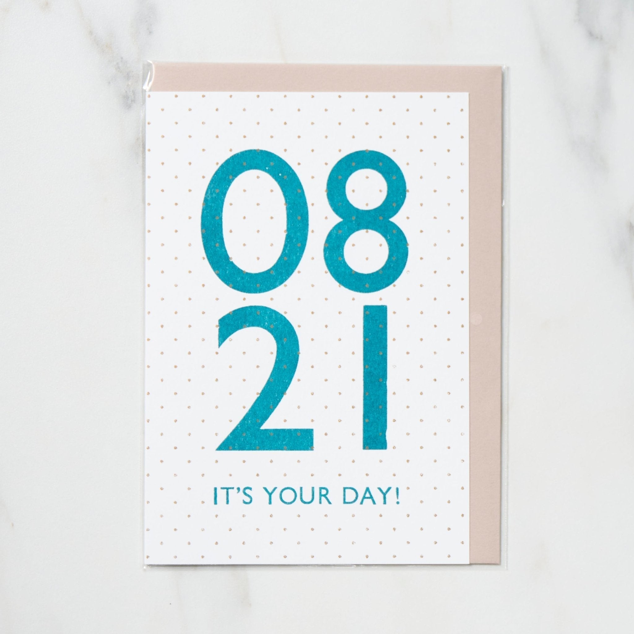 365 Find Your Day Card AUGUST / Letterpress Letters