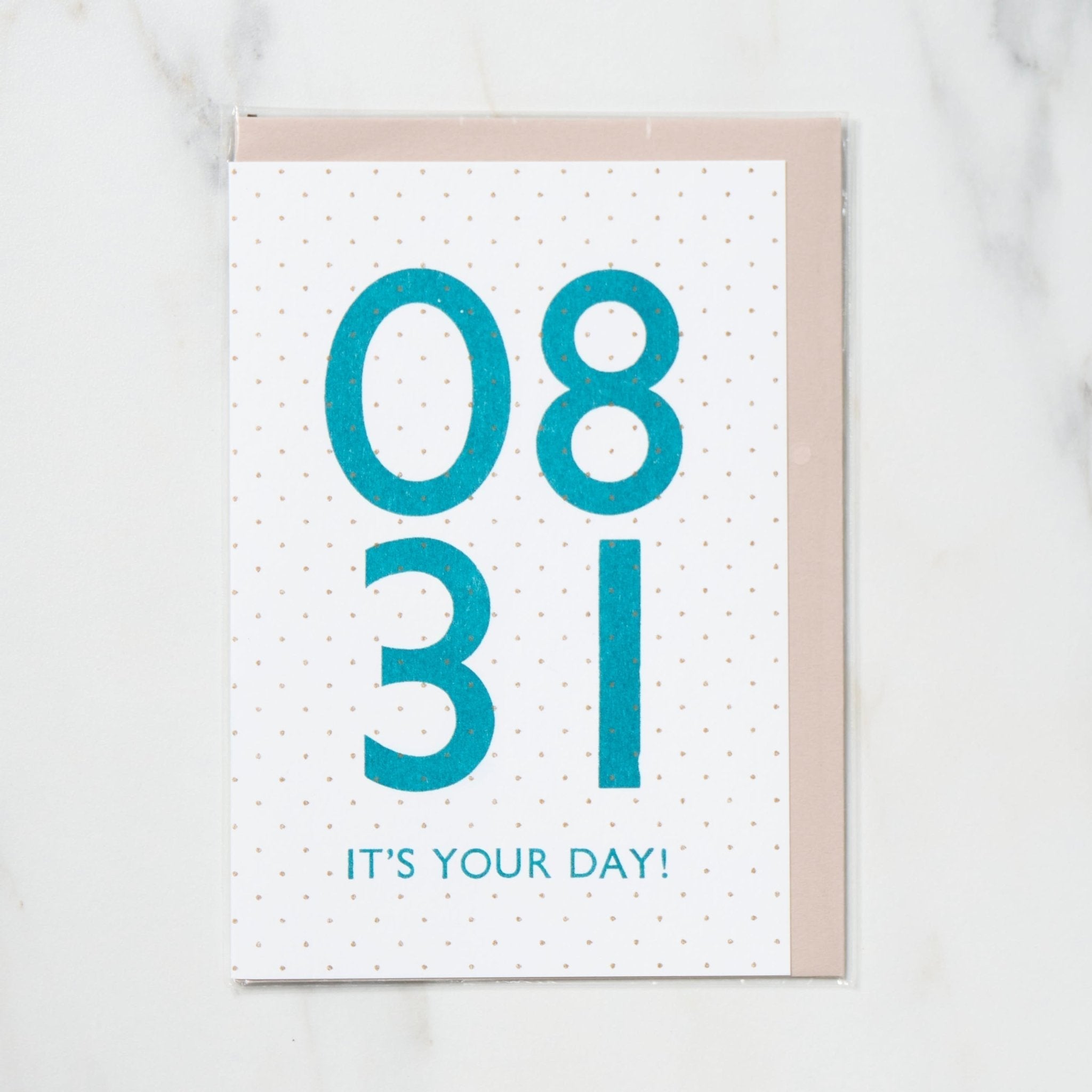 365 Find Your Day Card AUGUST / Letterpress Letters