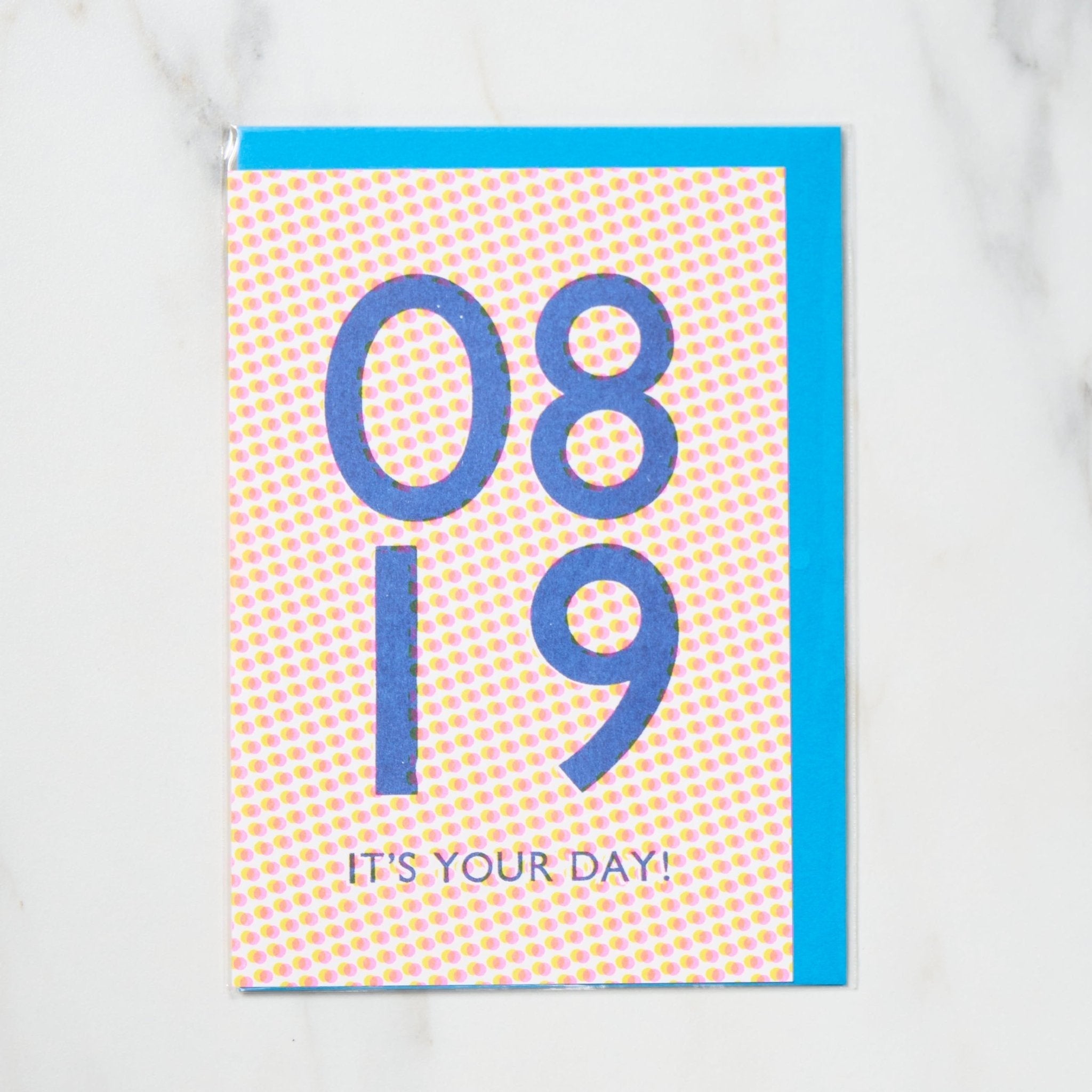 365 Find Your Day Card AUGUST / Letterpress Letters