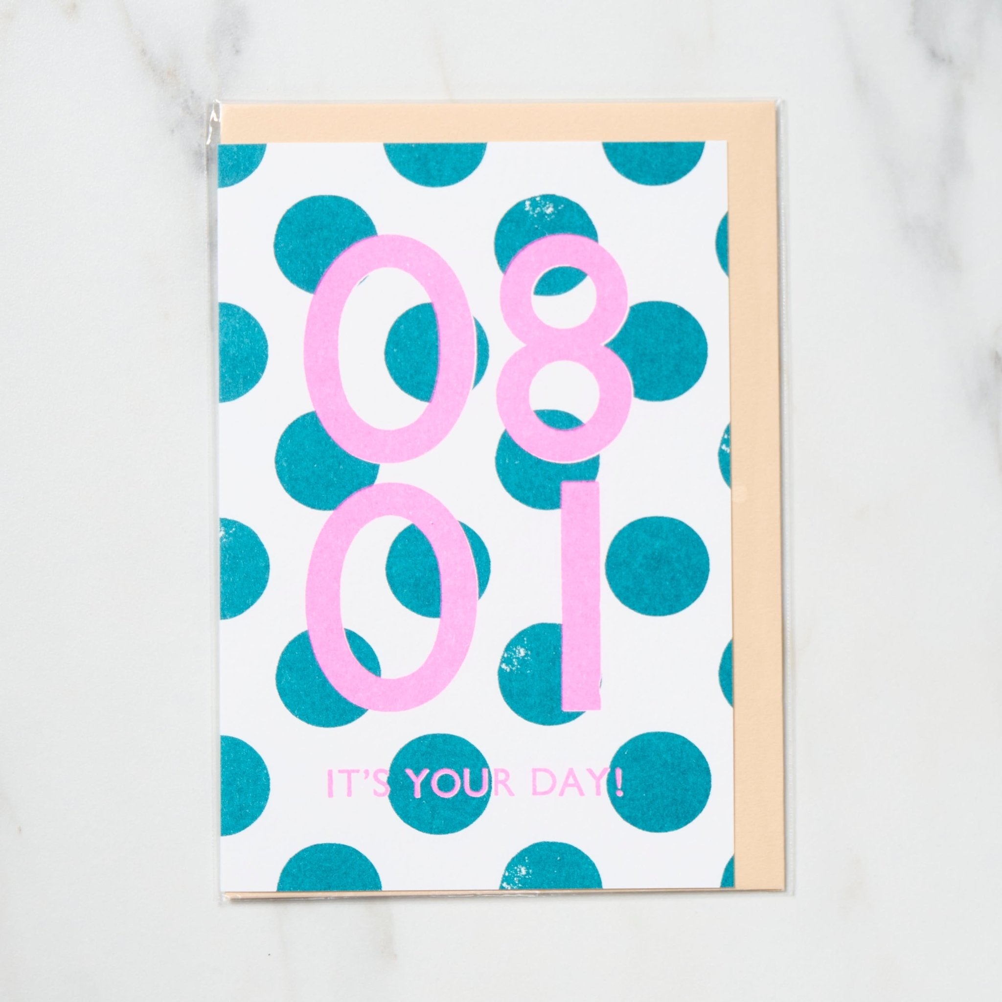 365 Find Your Day Card AUGUST / Letterpress Letters