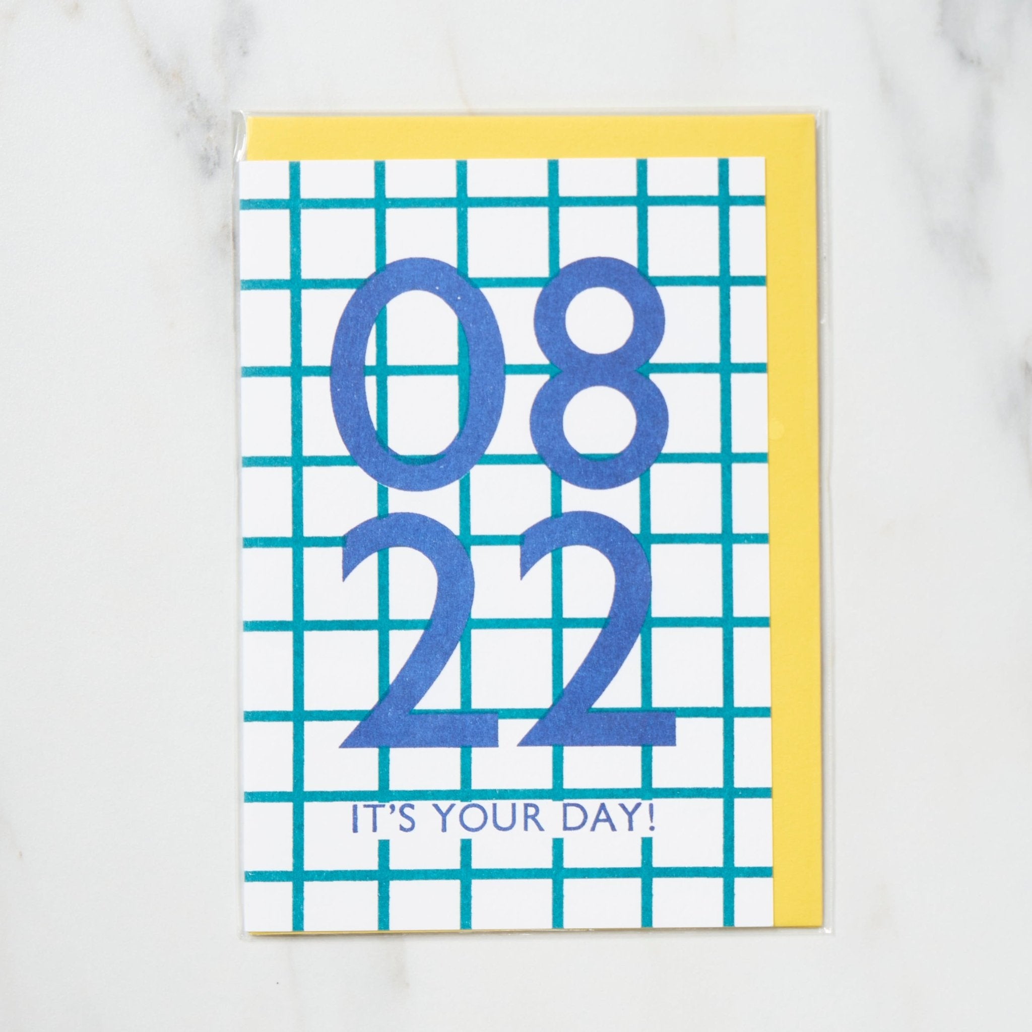 365 Find Your Day Card AUGUST / Letterpress Letters