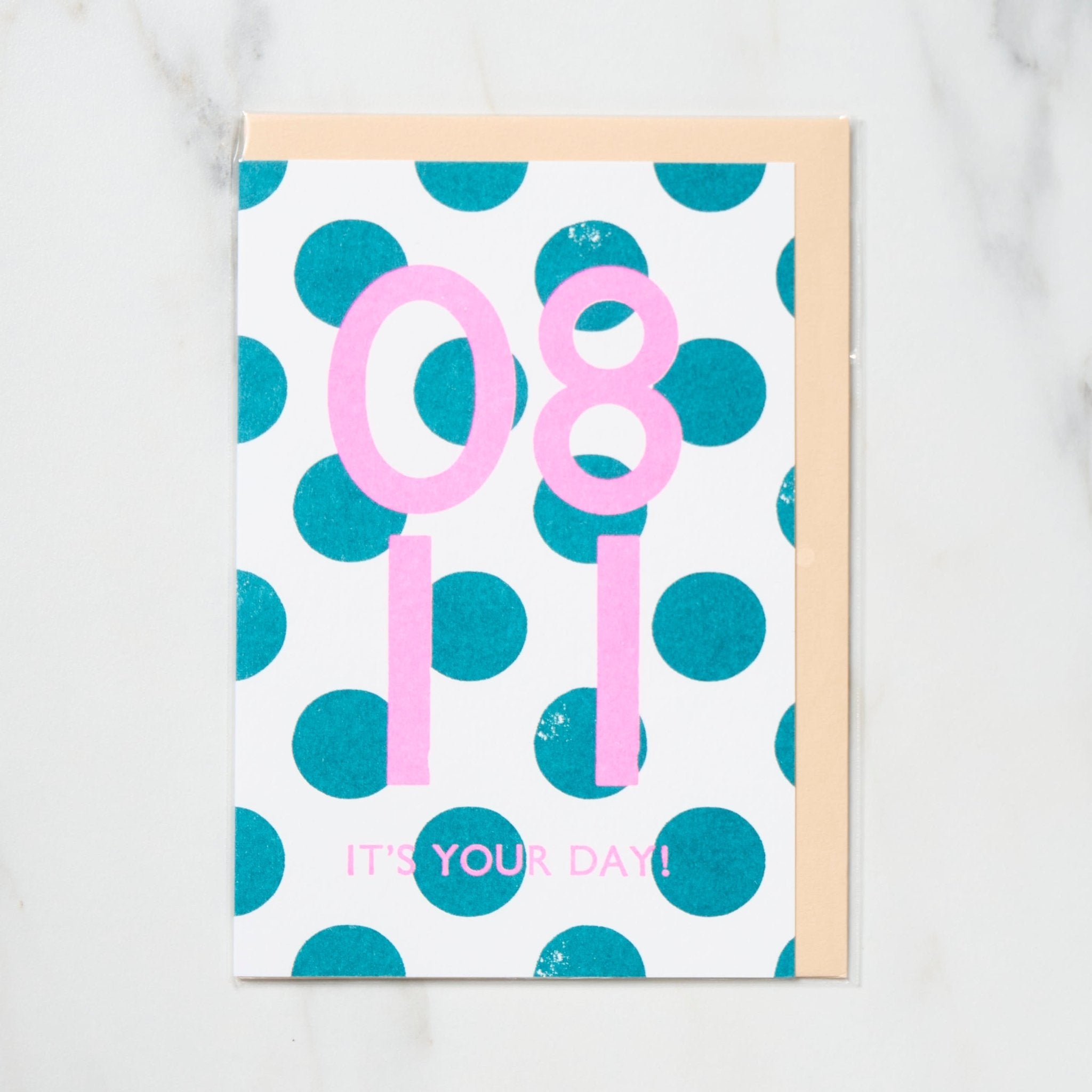 365 Find Your Day Card AUGUST / Letterpress Letters