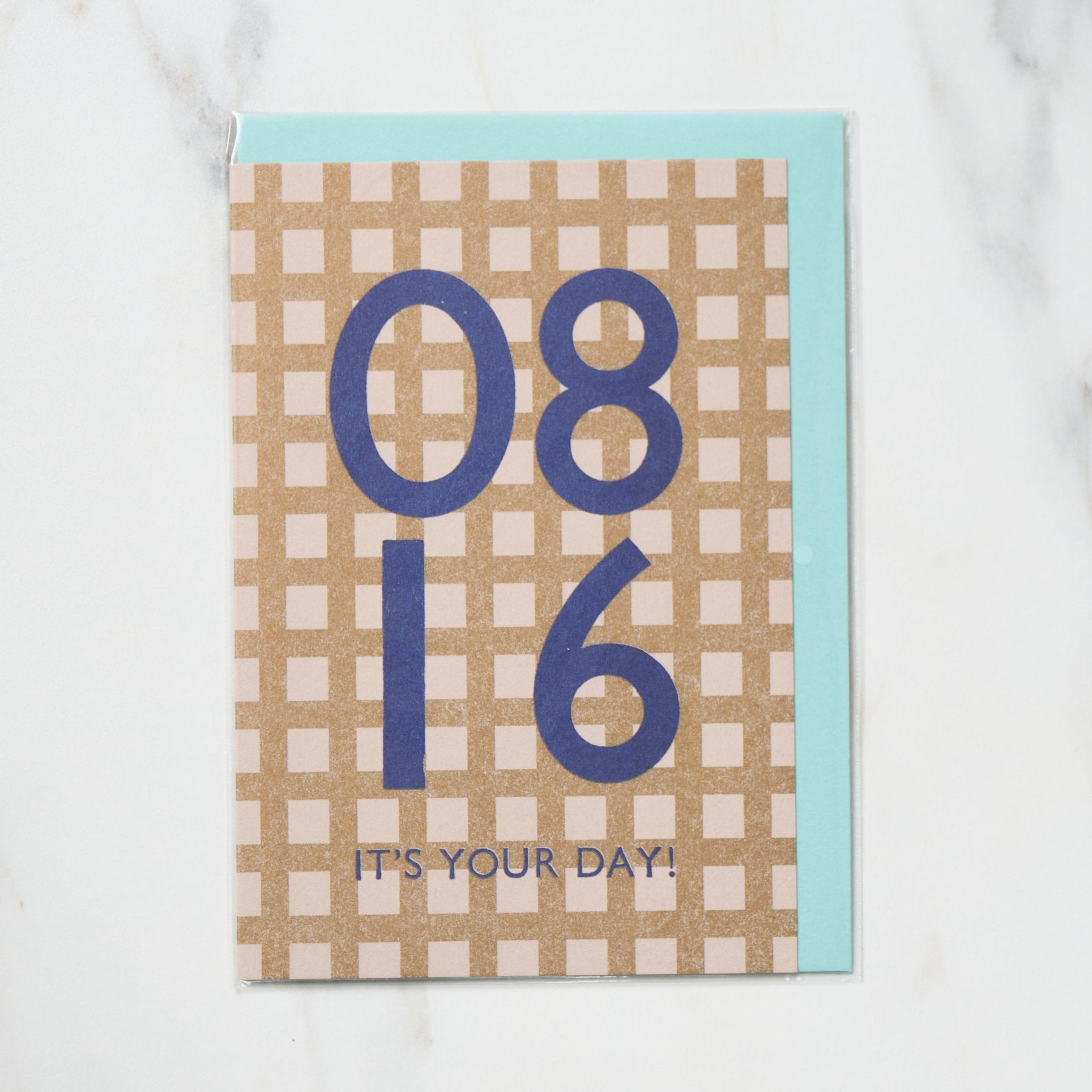 365 Find Your Day Card AUGUST / Letterpress Letters