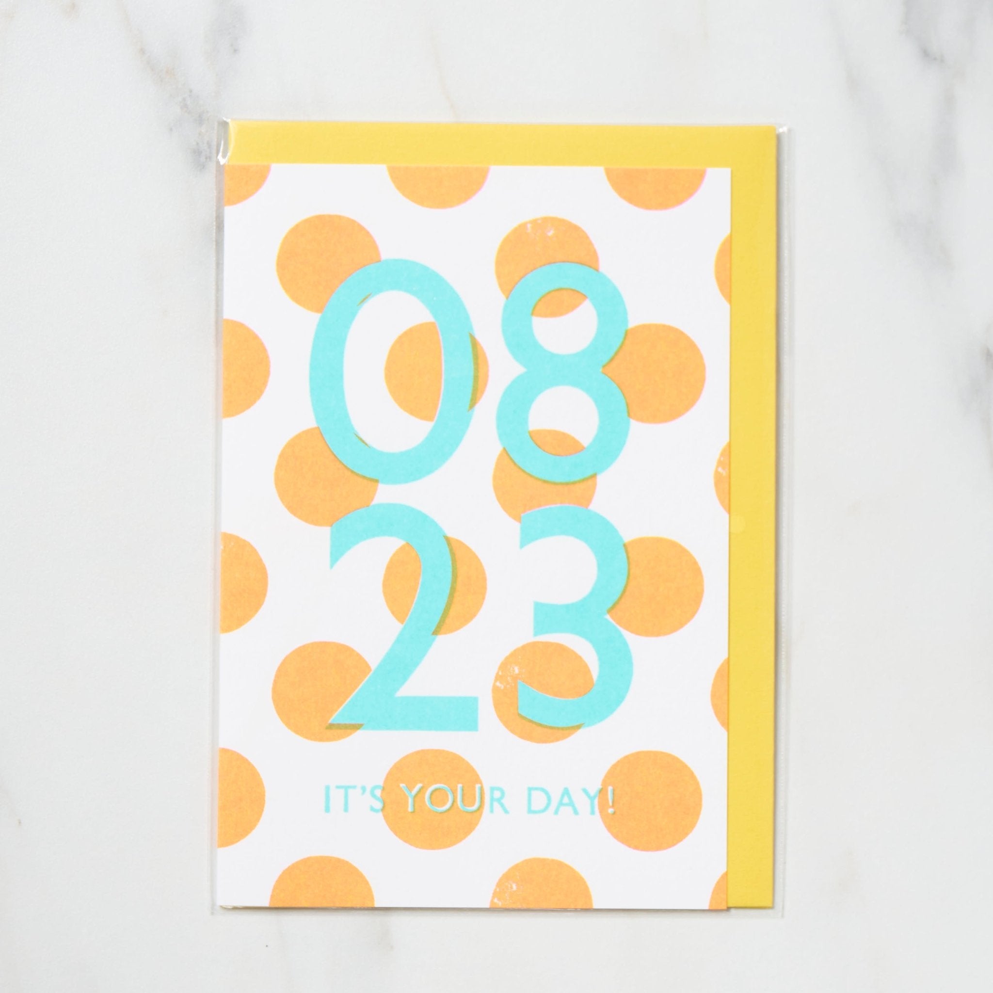 365 Find Your Day Card AUGUST / Letterpress Letters