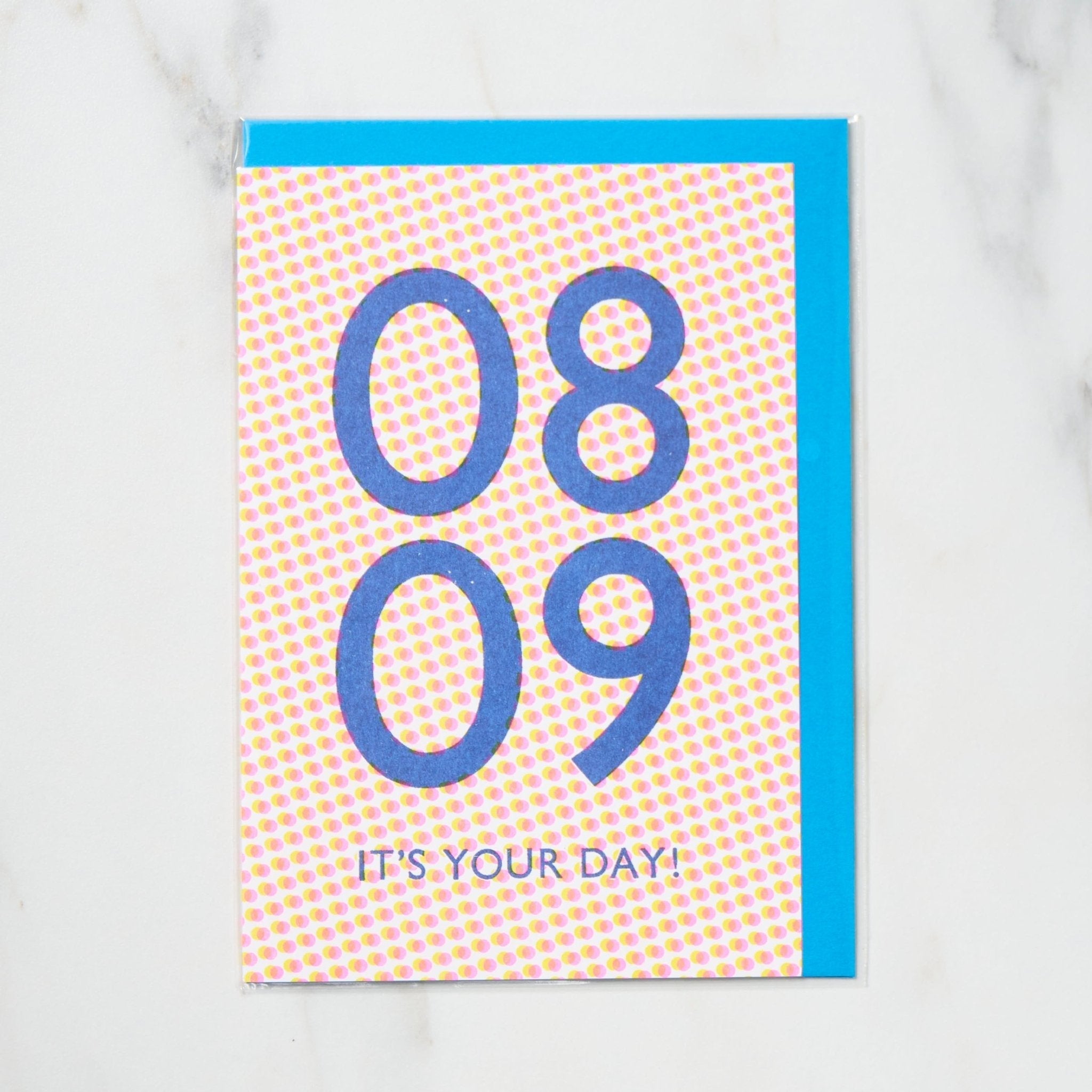 365 Find Your Day Card AUGUST / Letterpress Letters