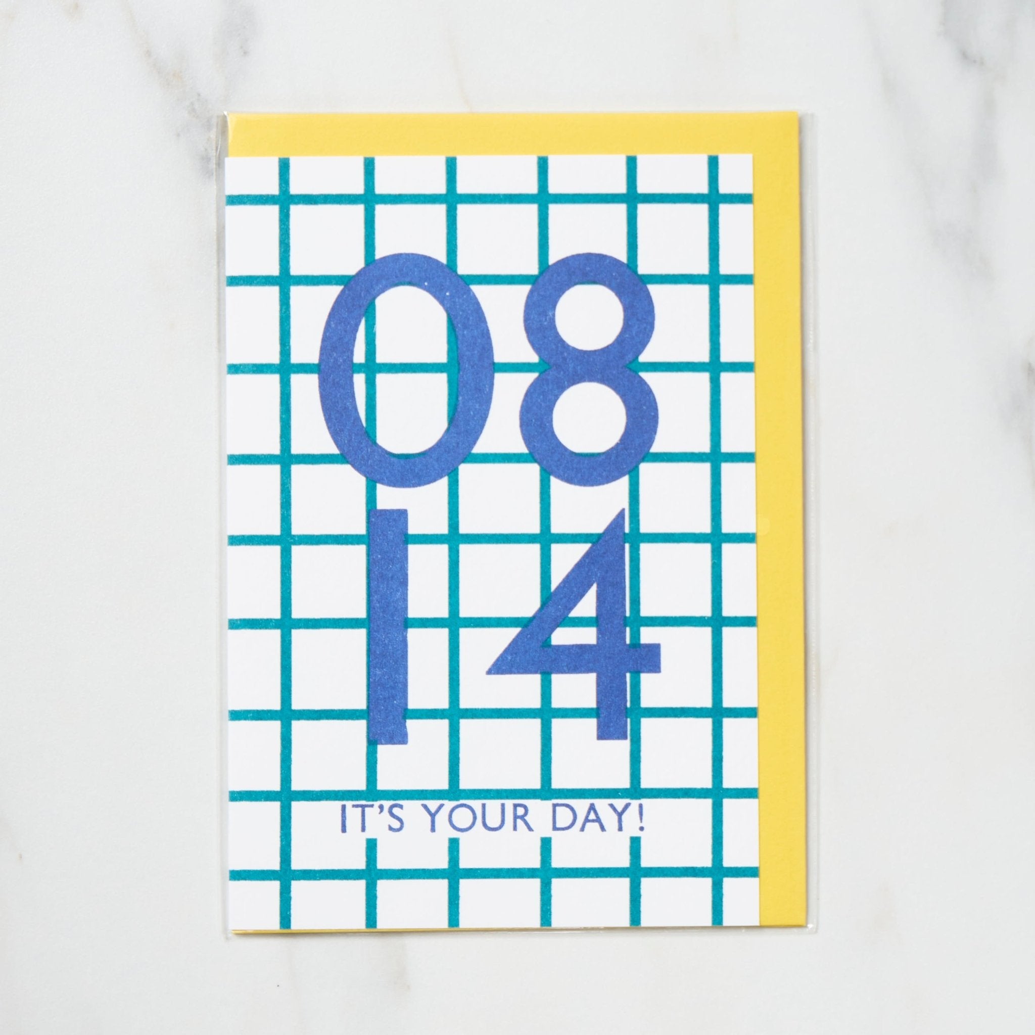 365 Find Your Day Card AUGUST / Letterpress Letters