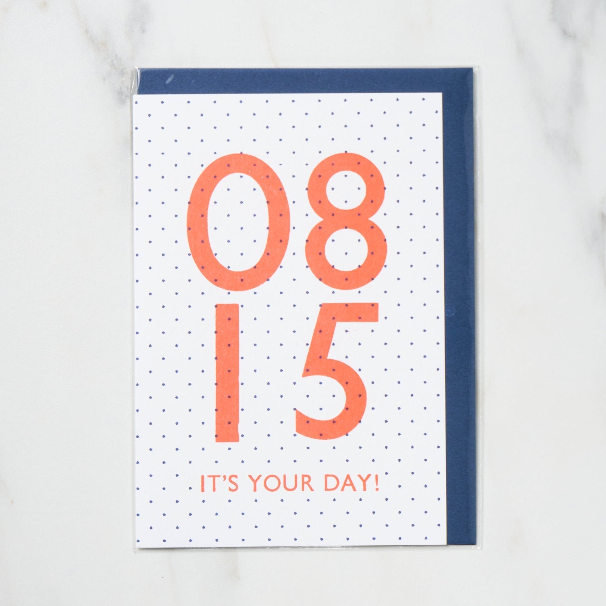 365 Find Your Day Card AUGUST / Letterpress Letters