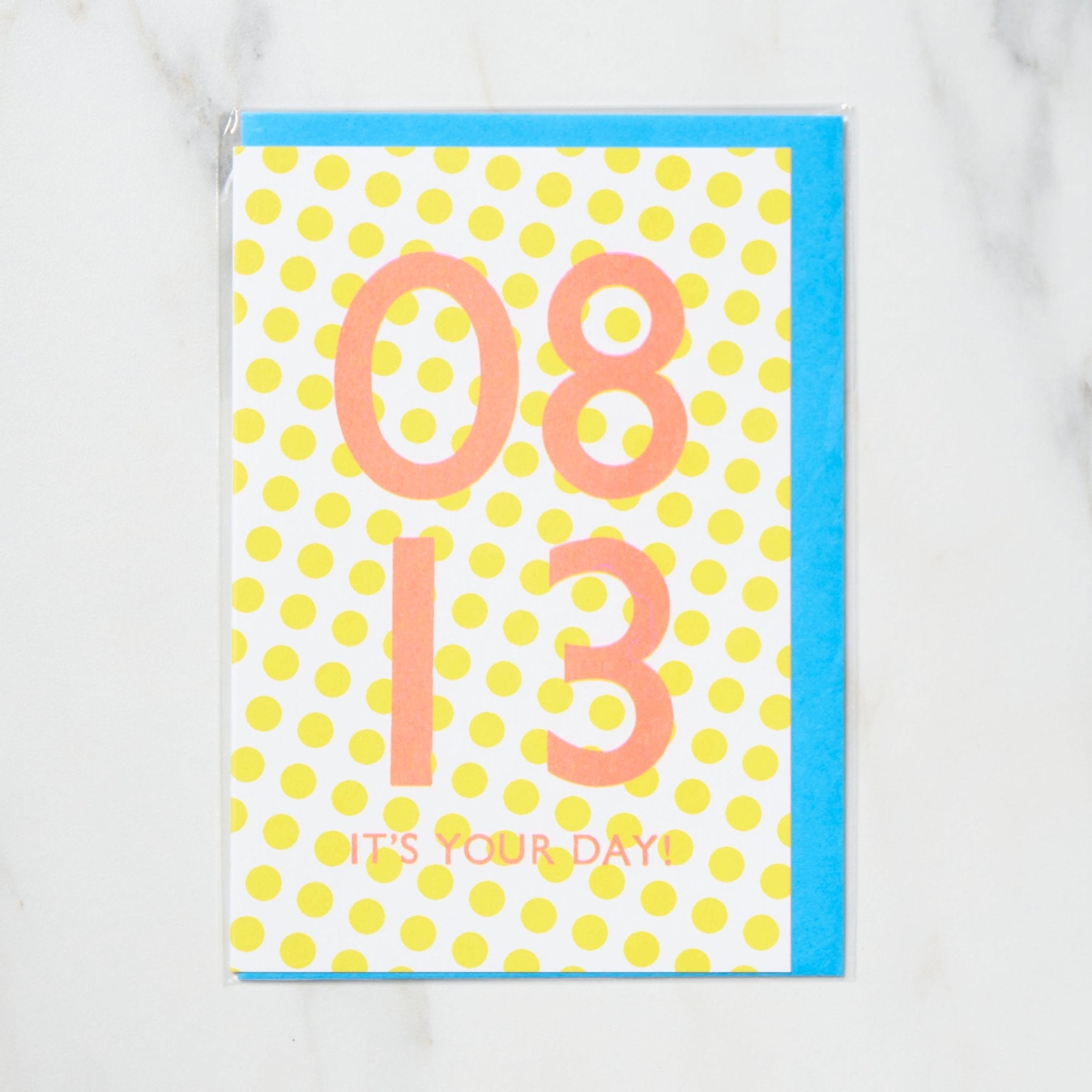 365 Find Your Day Card AUGUST / Letterpress Letters