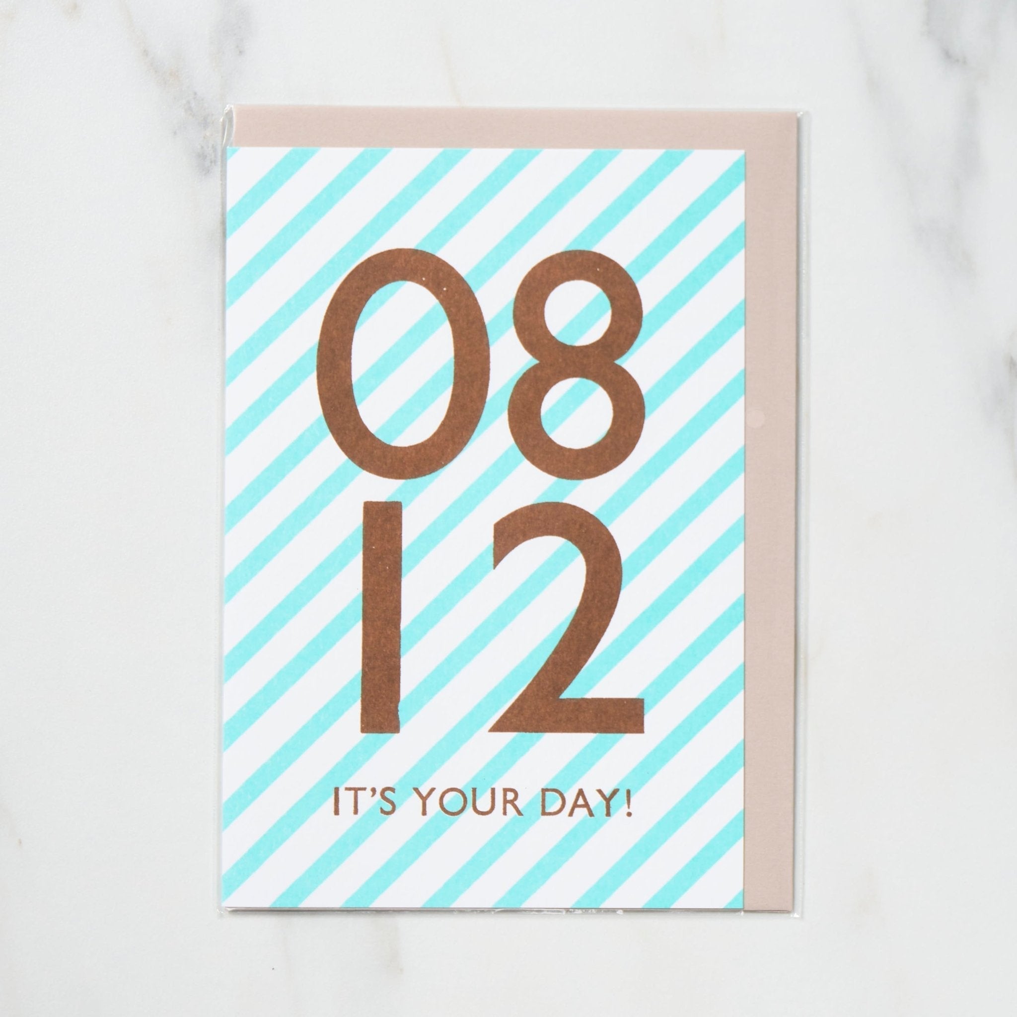 365 Find Your Day Card AUGUST / Letterpress Letters