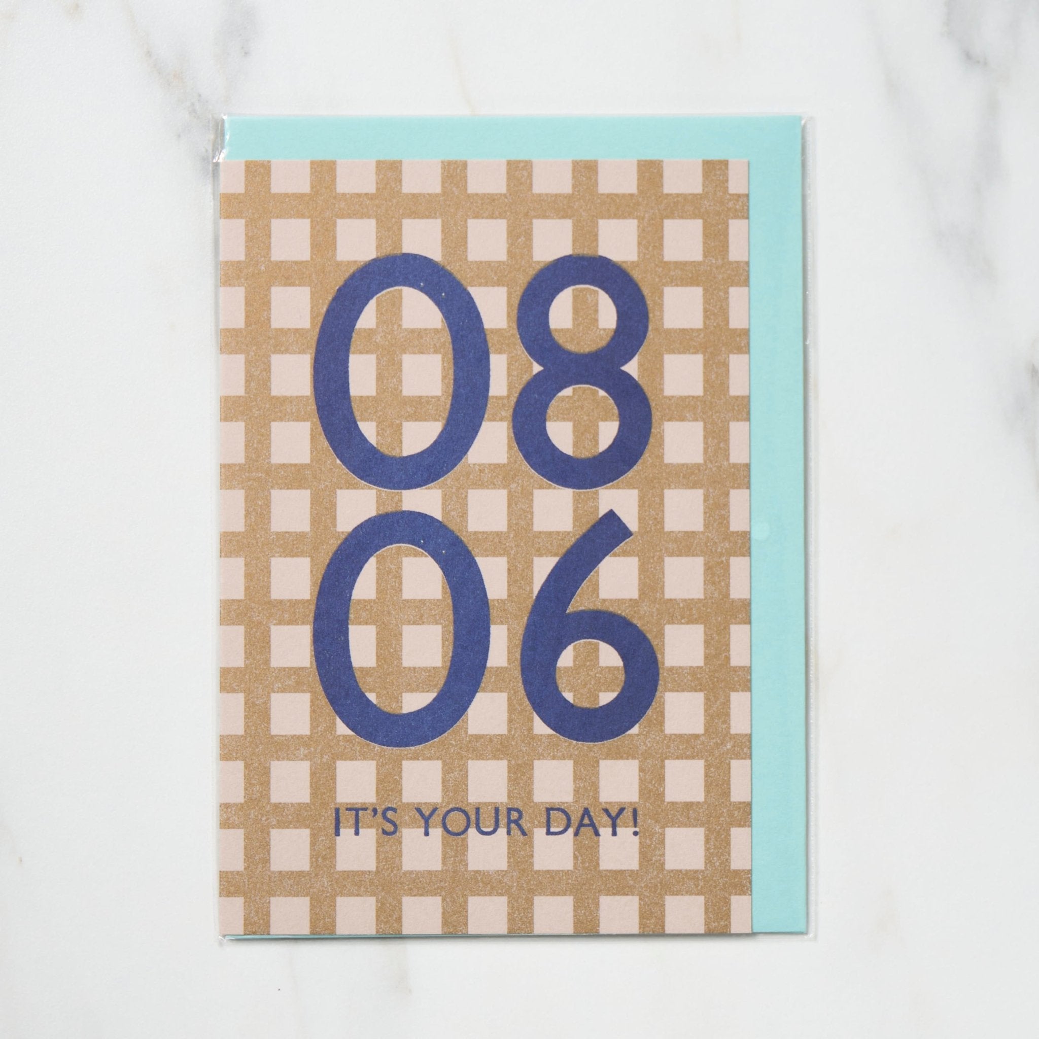 365 Find Your Day Card AUGUST / Letterpress Letters
