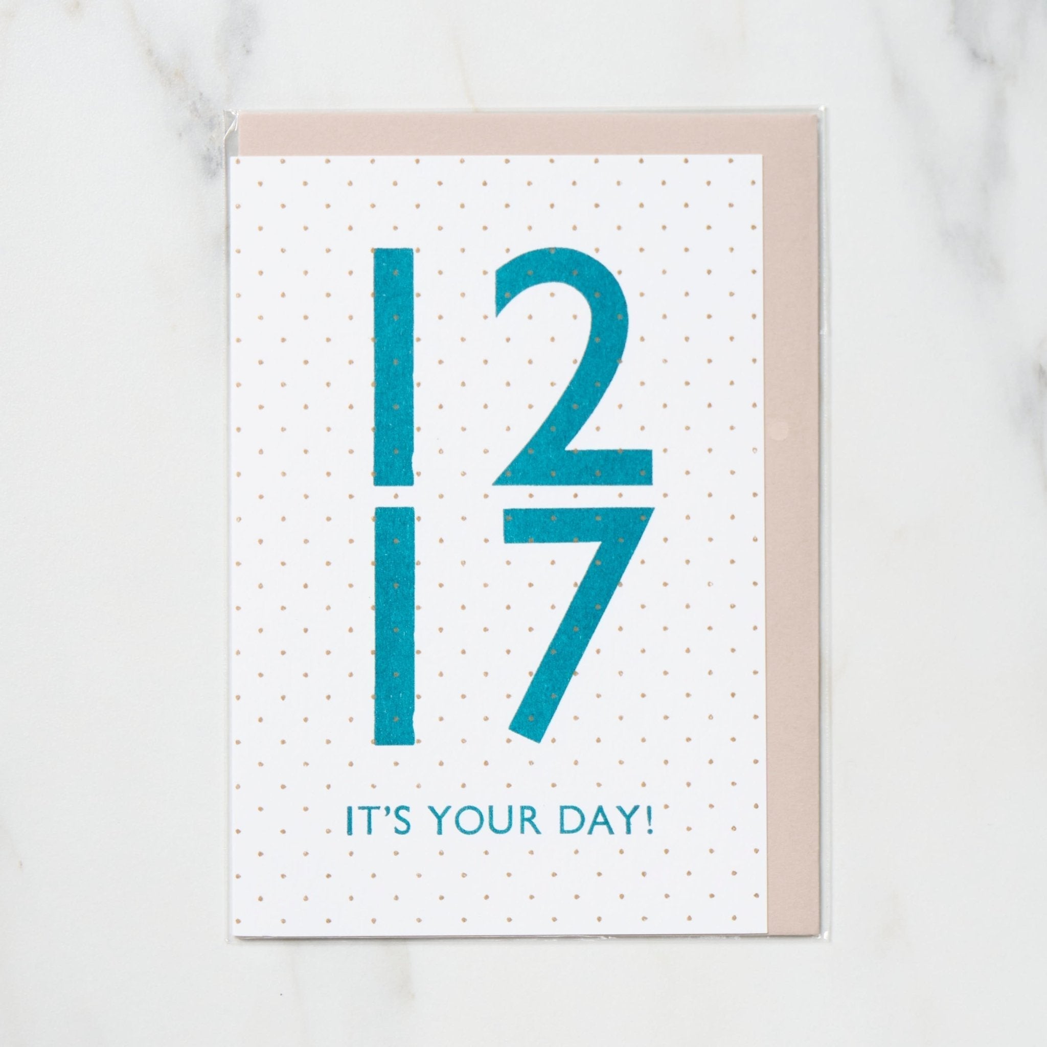 365 Find Your Day Card DECEMBER / Letterpress Letters