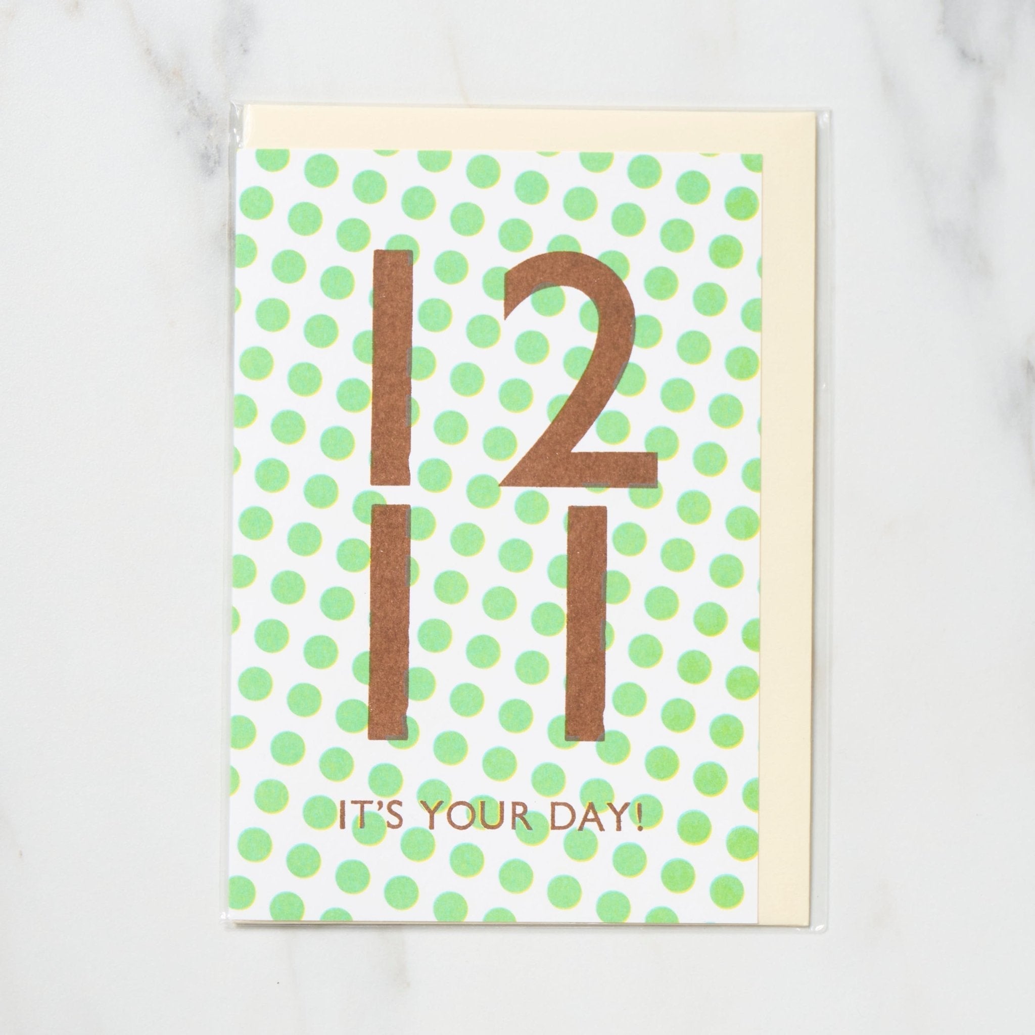 365 Find Your Day Card DECEMBER / Letterpress Letters