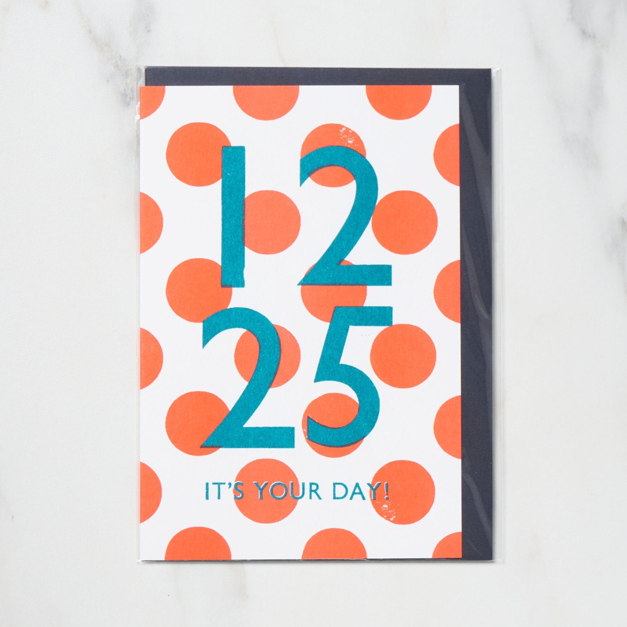 365 Find Your Day Card DECEMBER / Letterpress Letters