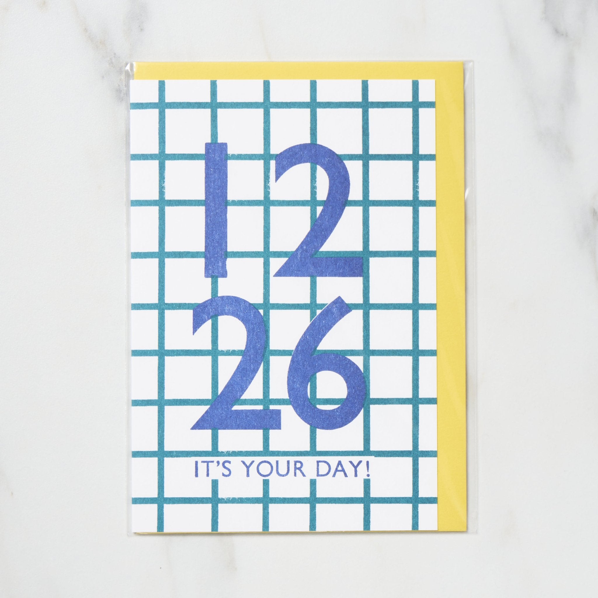 365 Find Your Day Card DECEMBER / Letterpress Letters
