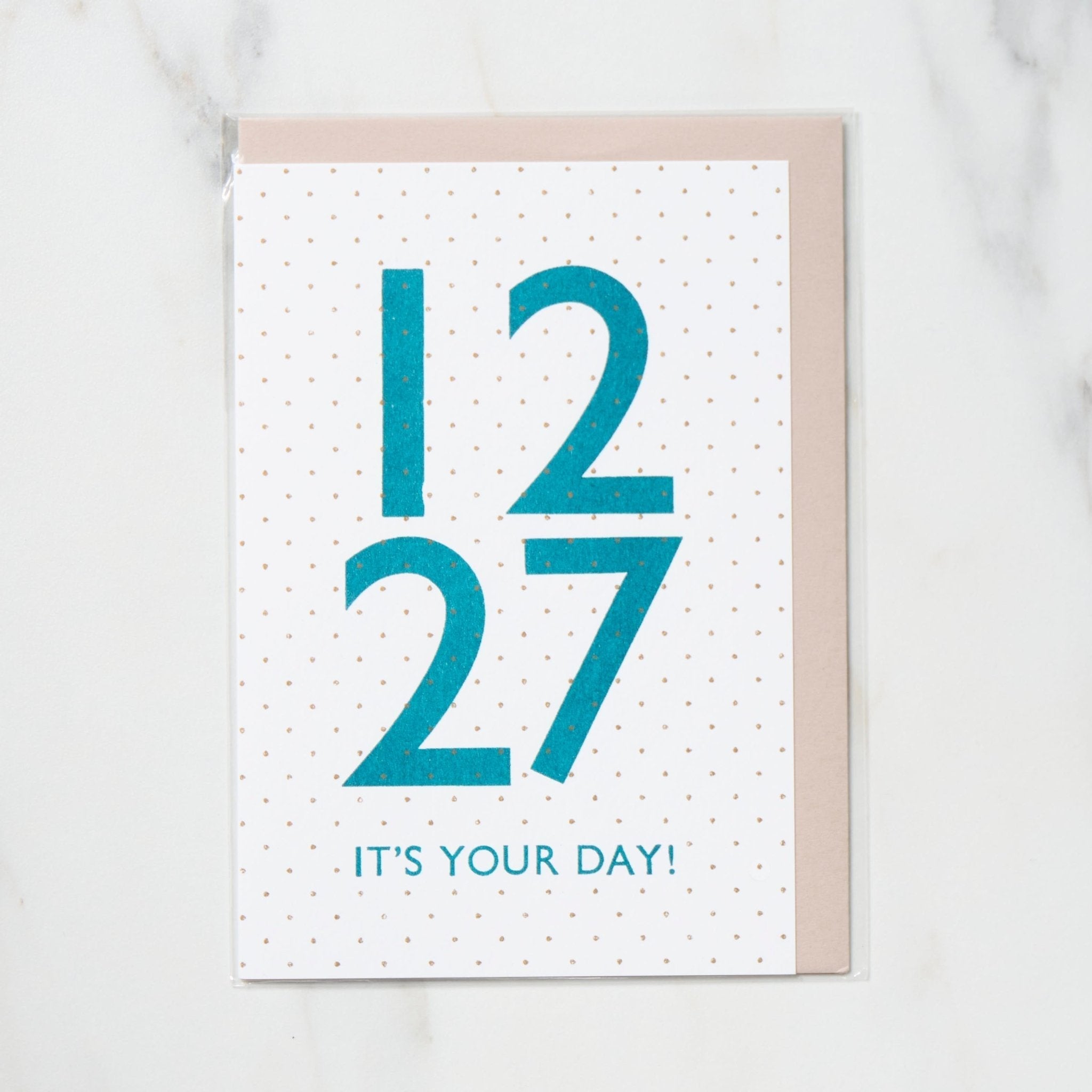 365 Find Your Day Card DECEMBER / Letterpress Letters