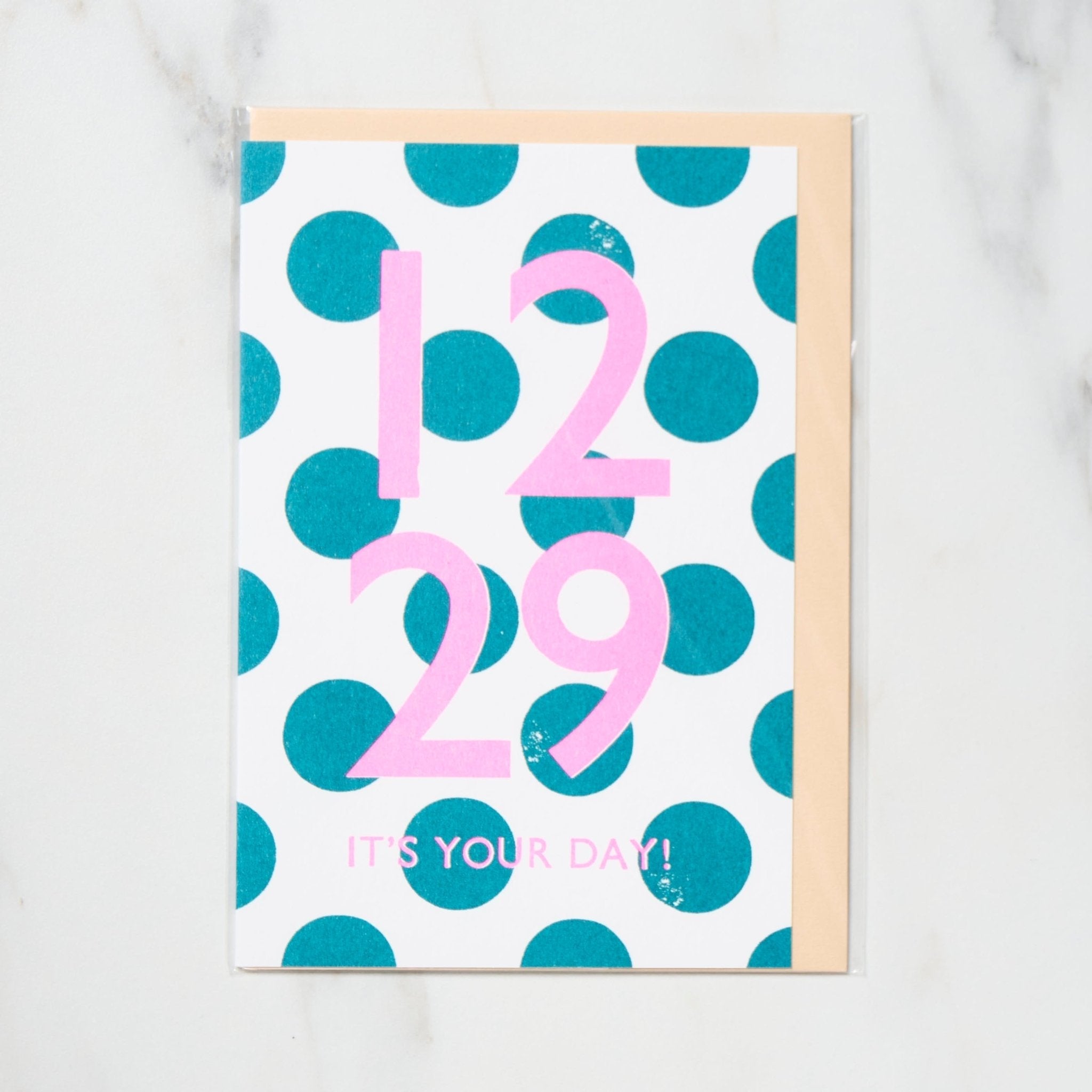 365 Find Your Day Card DECEMBER / Letterpress Letters