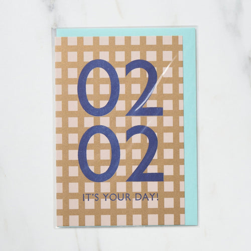 365 Find Your Day Card FEBRUARY / Letterpress Letters