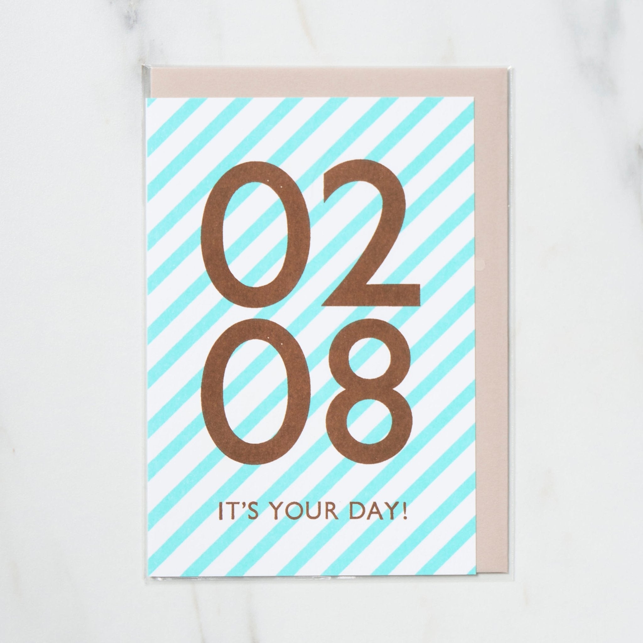 365 Find Your Day Card FEBRUARY / Letterpress Letters